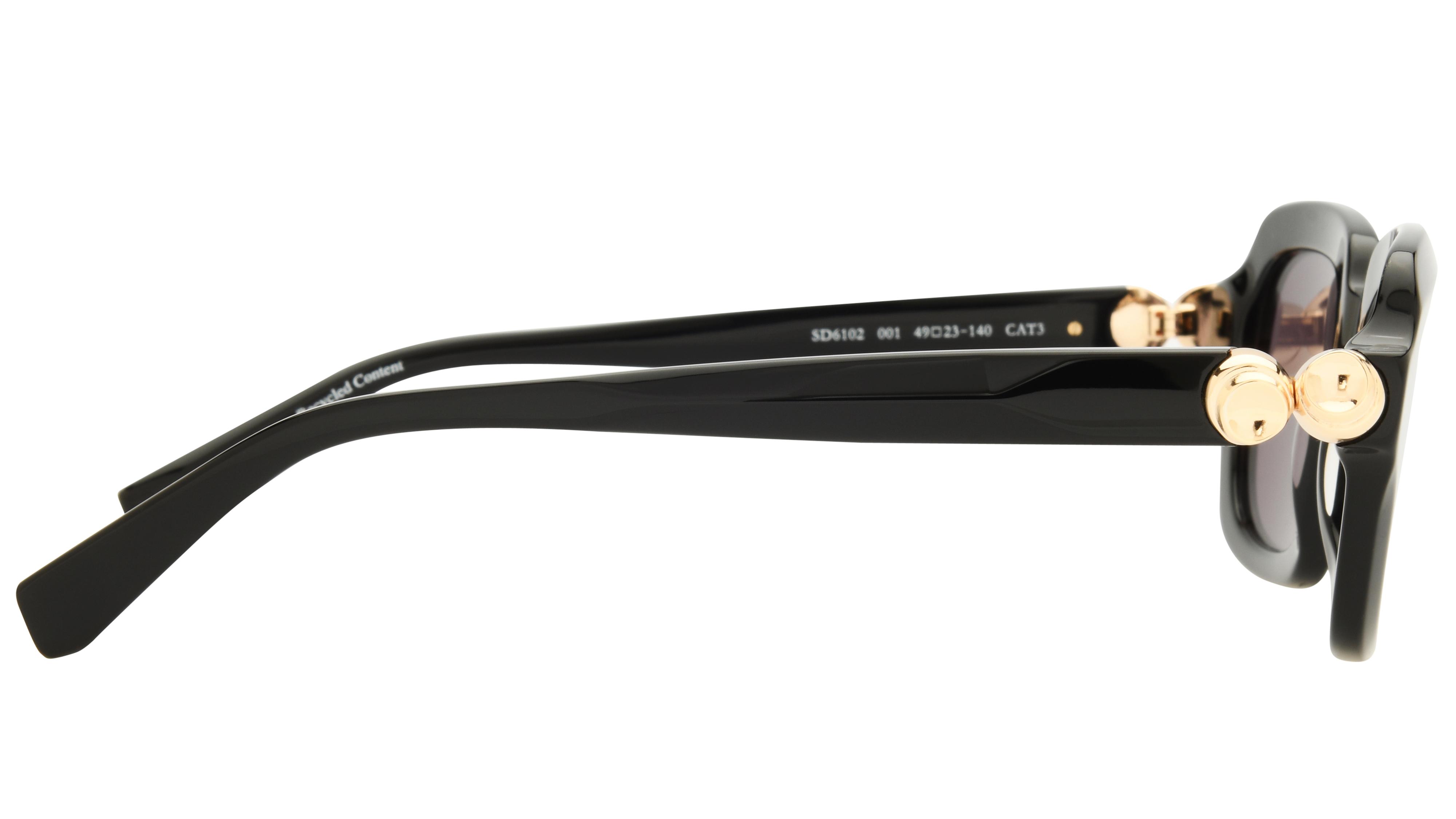 Lunettes de soleil Sandro Femme Noir Carré SD6102 Droite