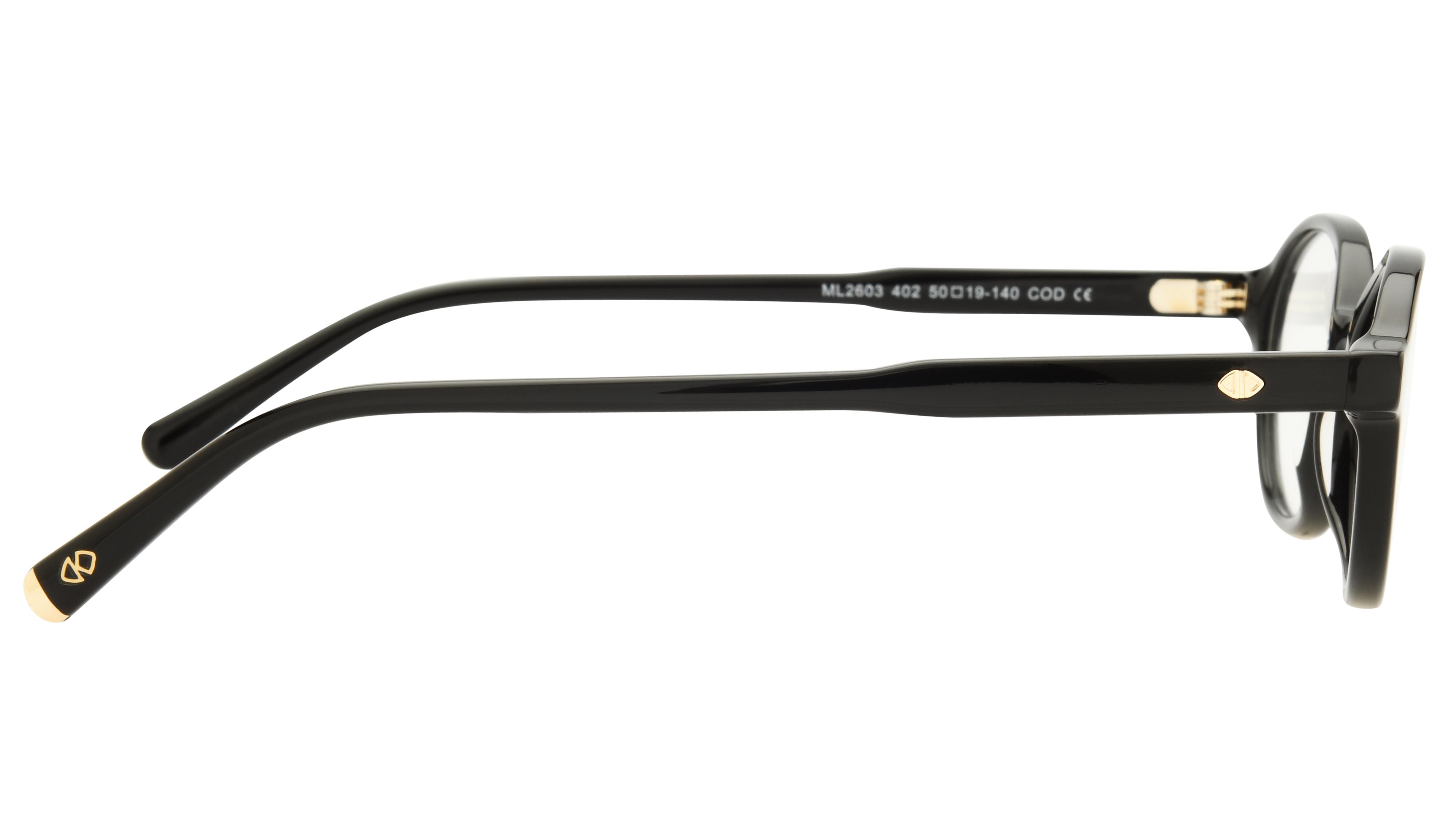 Lunettes de vue Signature Krys Femme Noir Ovale Ml2603 Droite