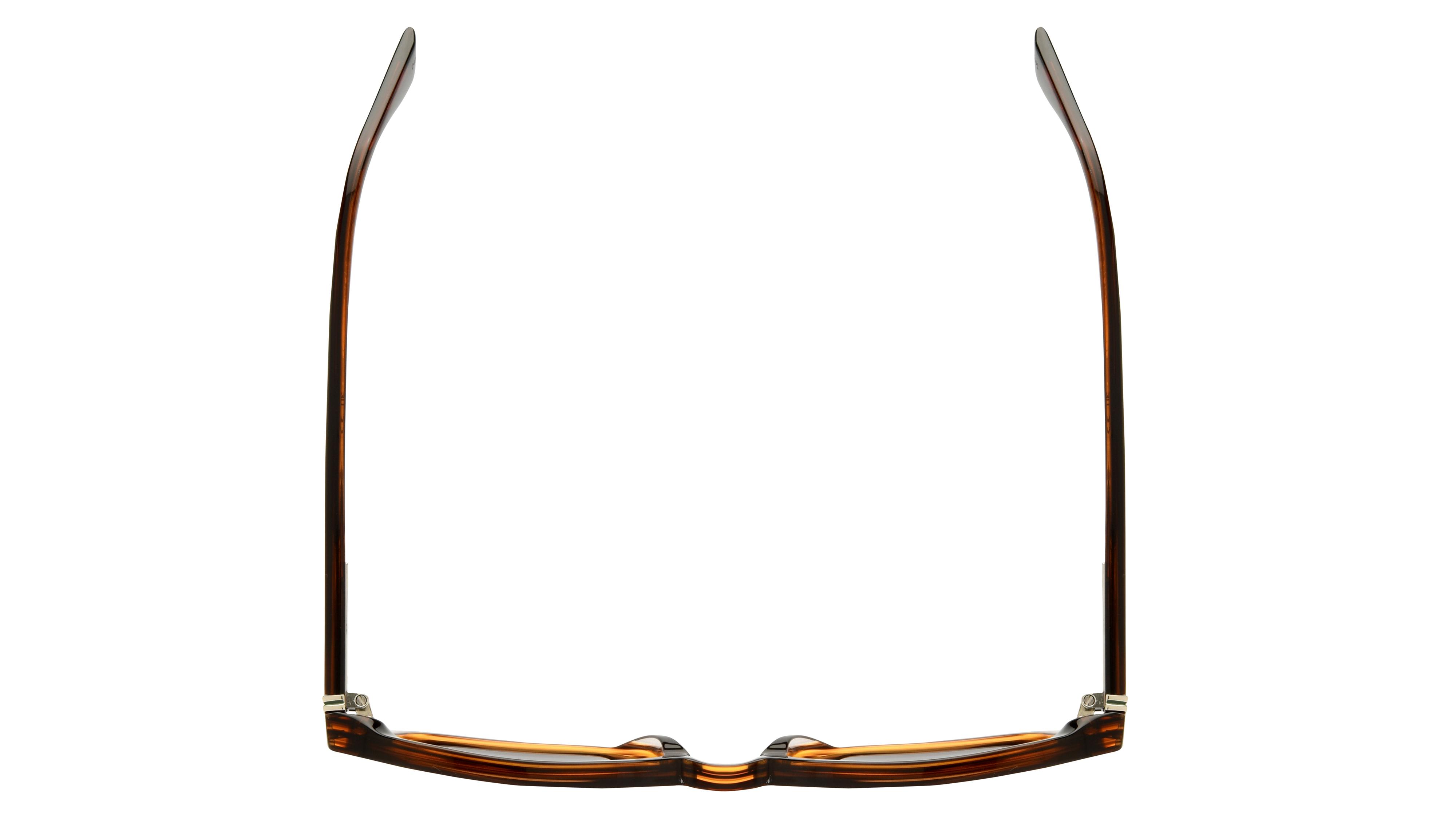 Lunettes de soleil Lacoste Homme Marron Rectangle L6046S Dessus