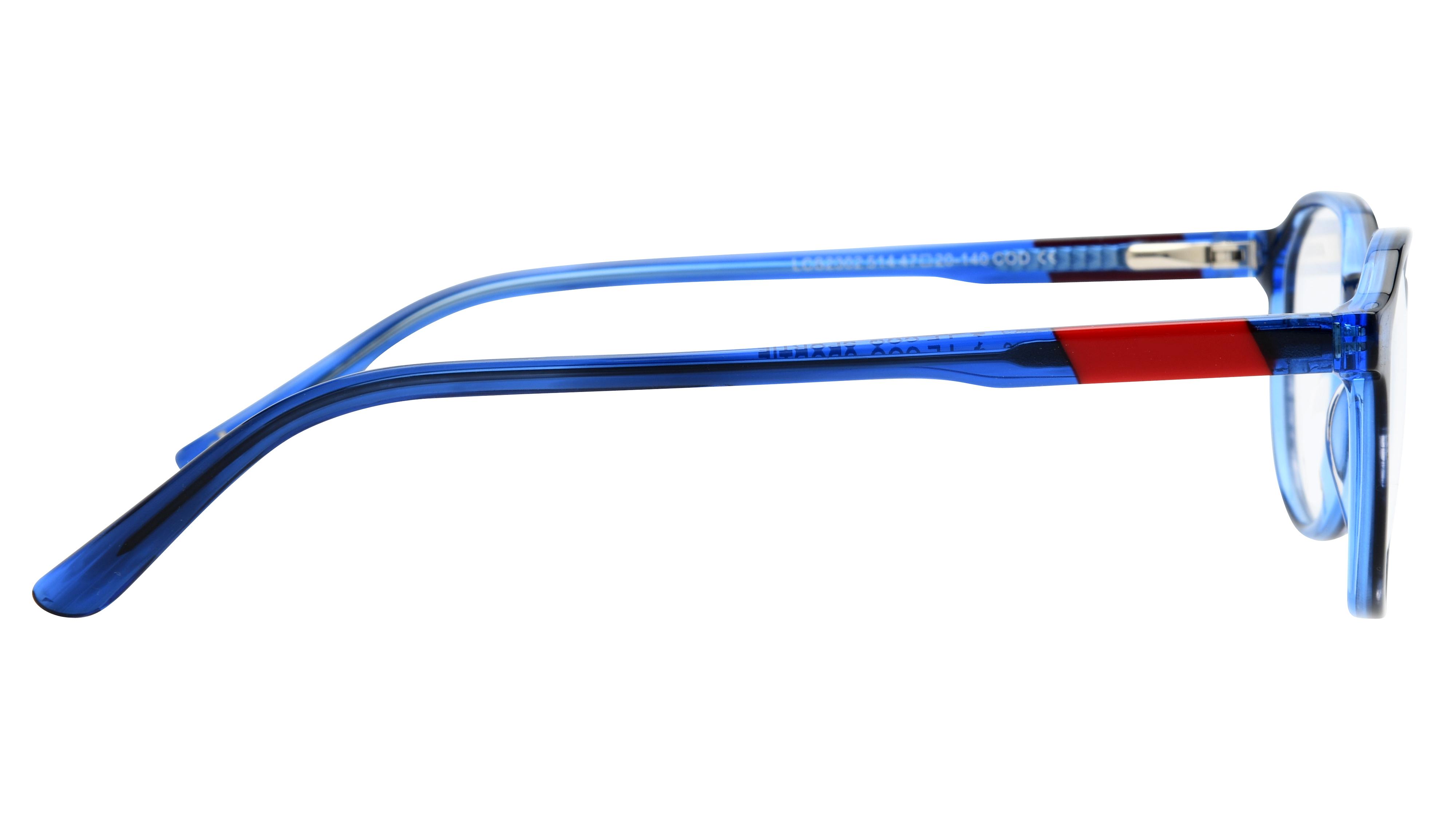 Lunettes de vue Le Coq Sportif Homme Bleu Ronde Lcs2302 Droite