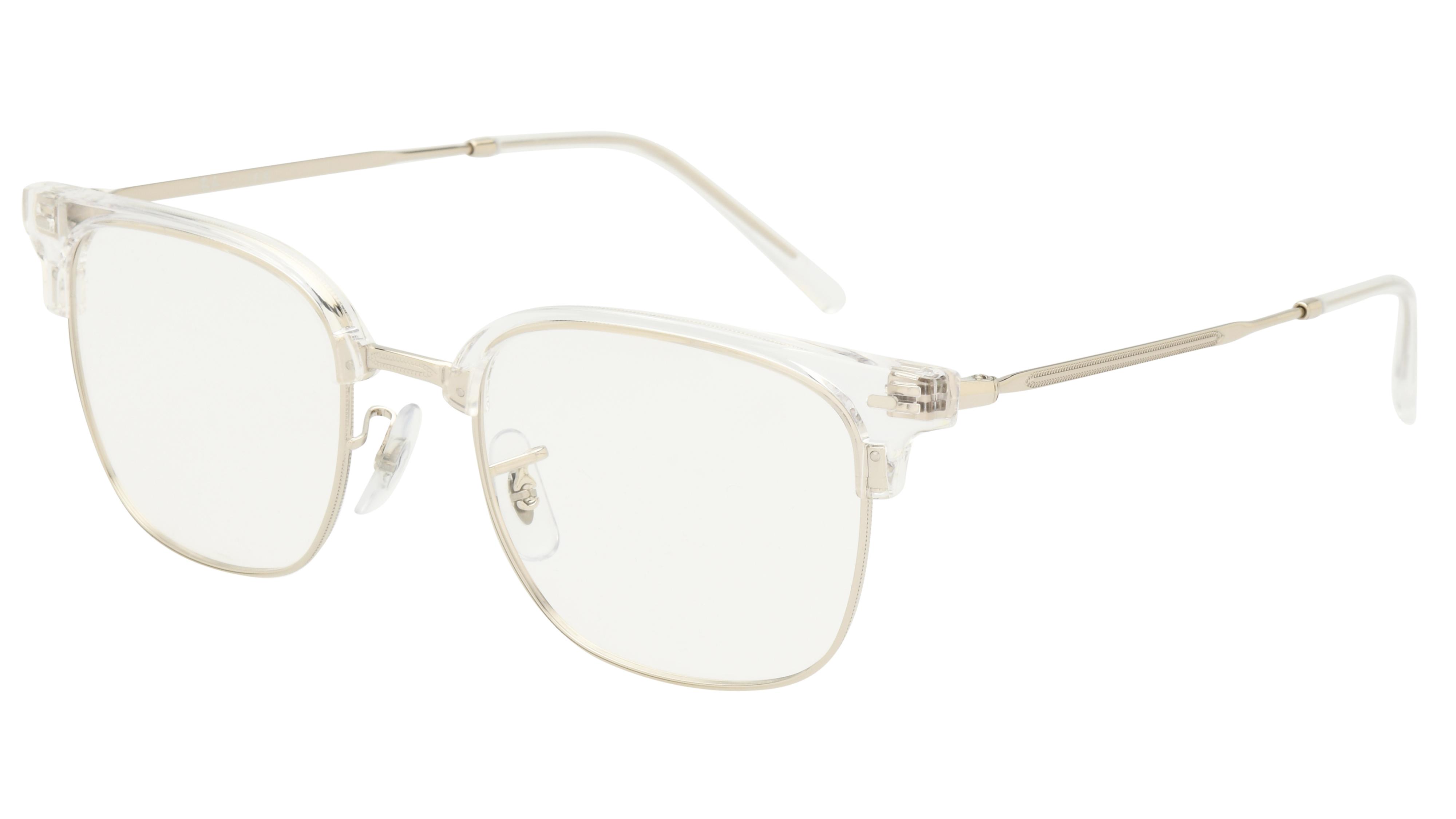 Lunettes de vue Ray-Ban Mixte Argent Carré RX7216 Trois-Quart