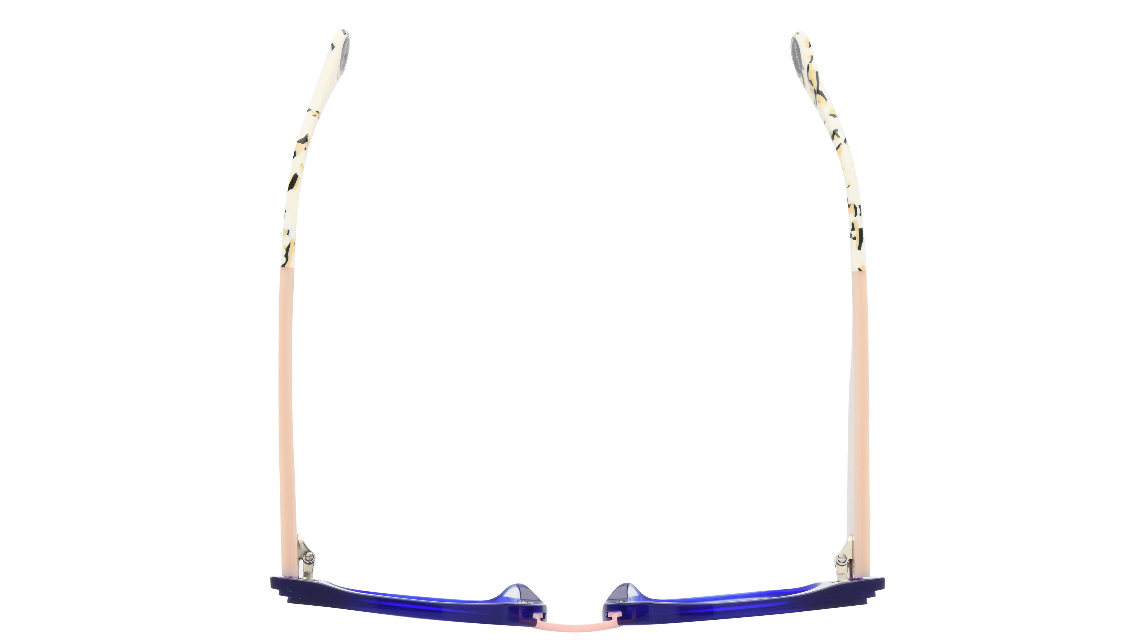 Lunettes De Soleil Woow Super Wild 2 – Hexagonales, Bleu Et Violet, UV400, Fabriqué En Italie
