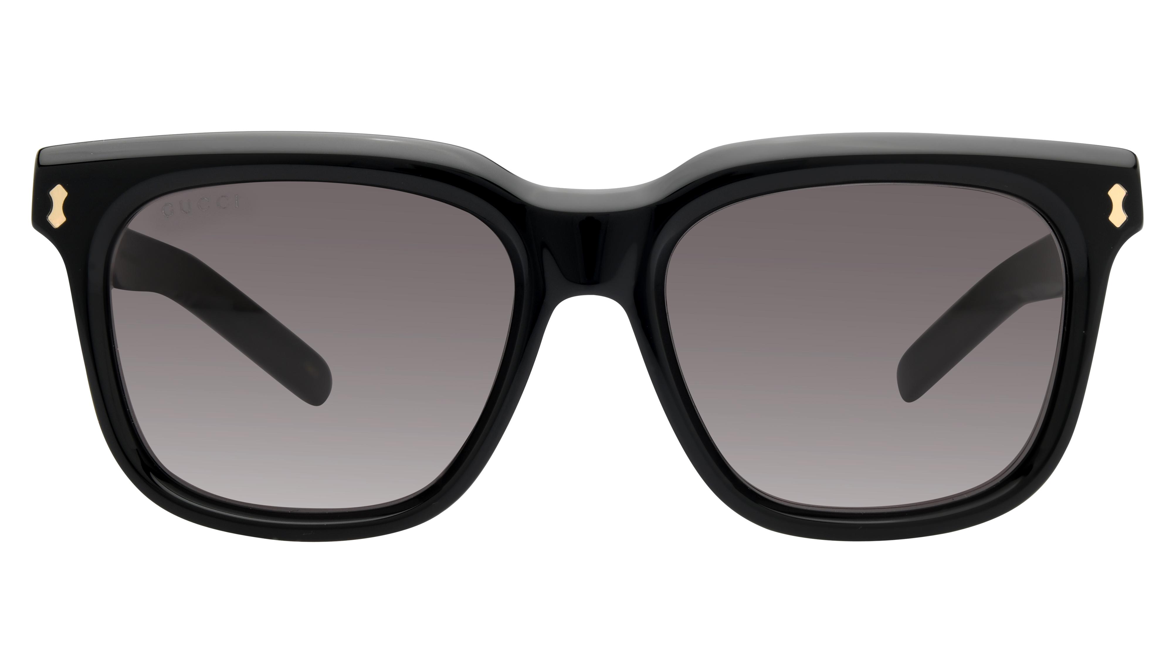 Lunettes de soleil Gucci Gg1523S Noir Brillant Rectangle Krys