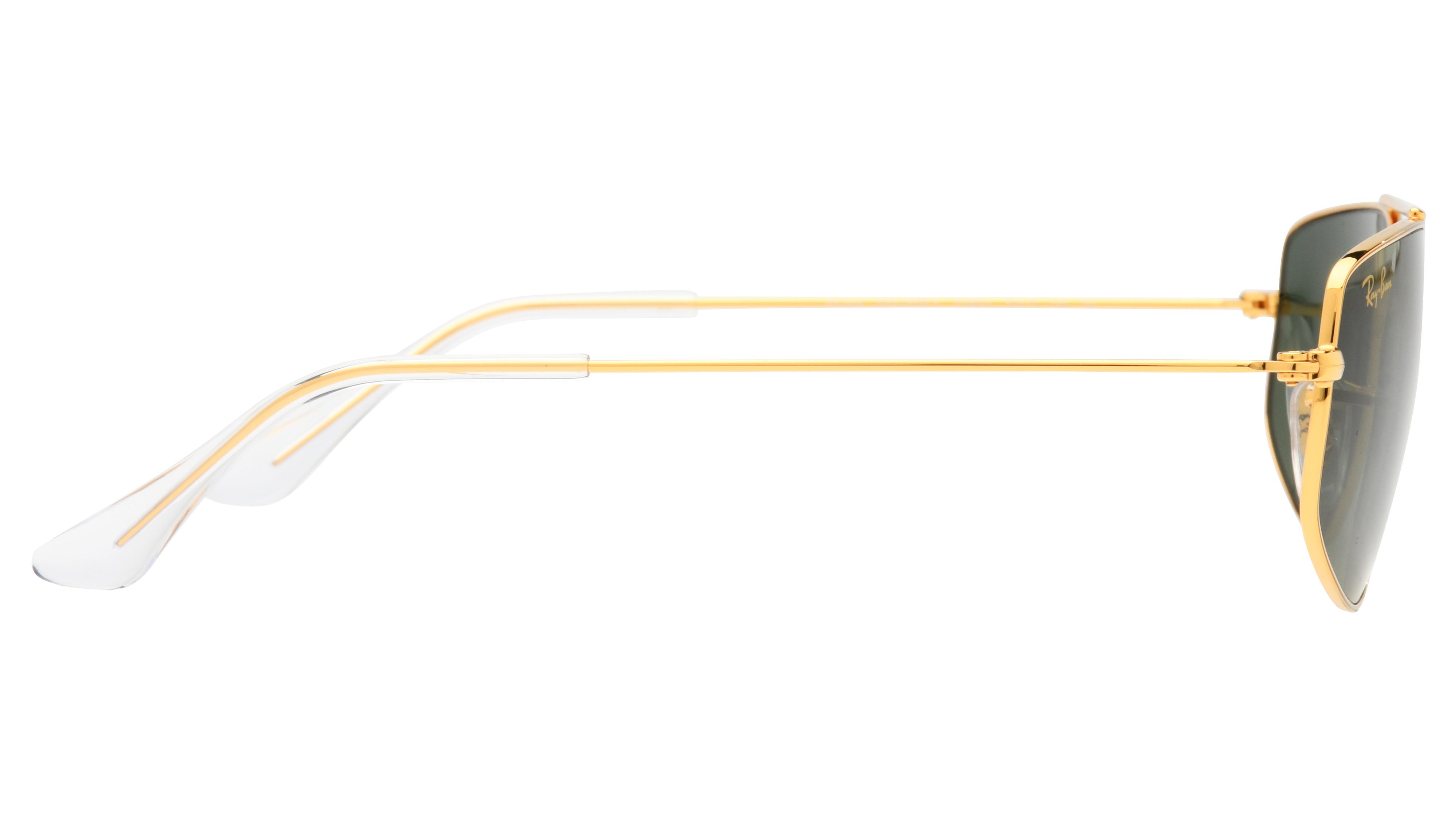 Lunettes de soleil Ray-Ban Mixte Or Papillon RB3845 Droite