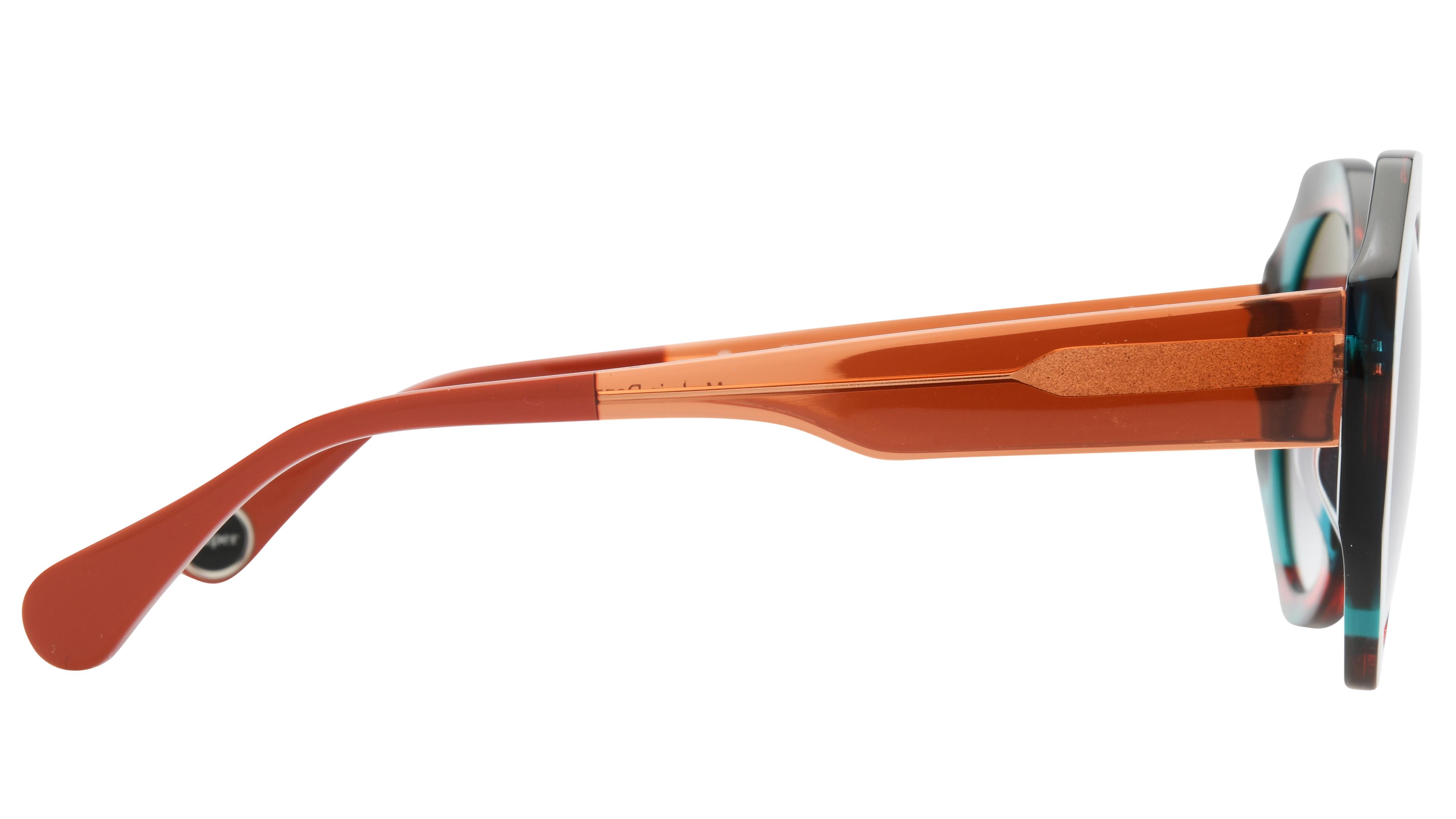 Lunettes de soleil WOOW Femme Rouge Carré Superolymp1 Droite