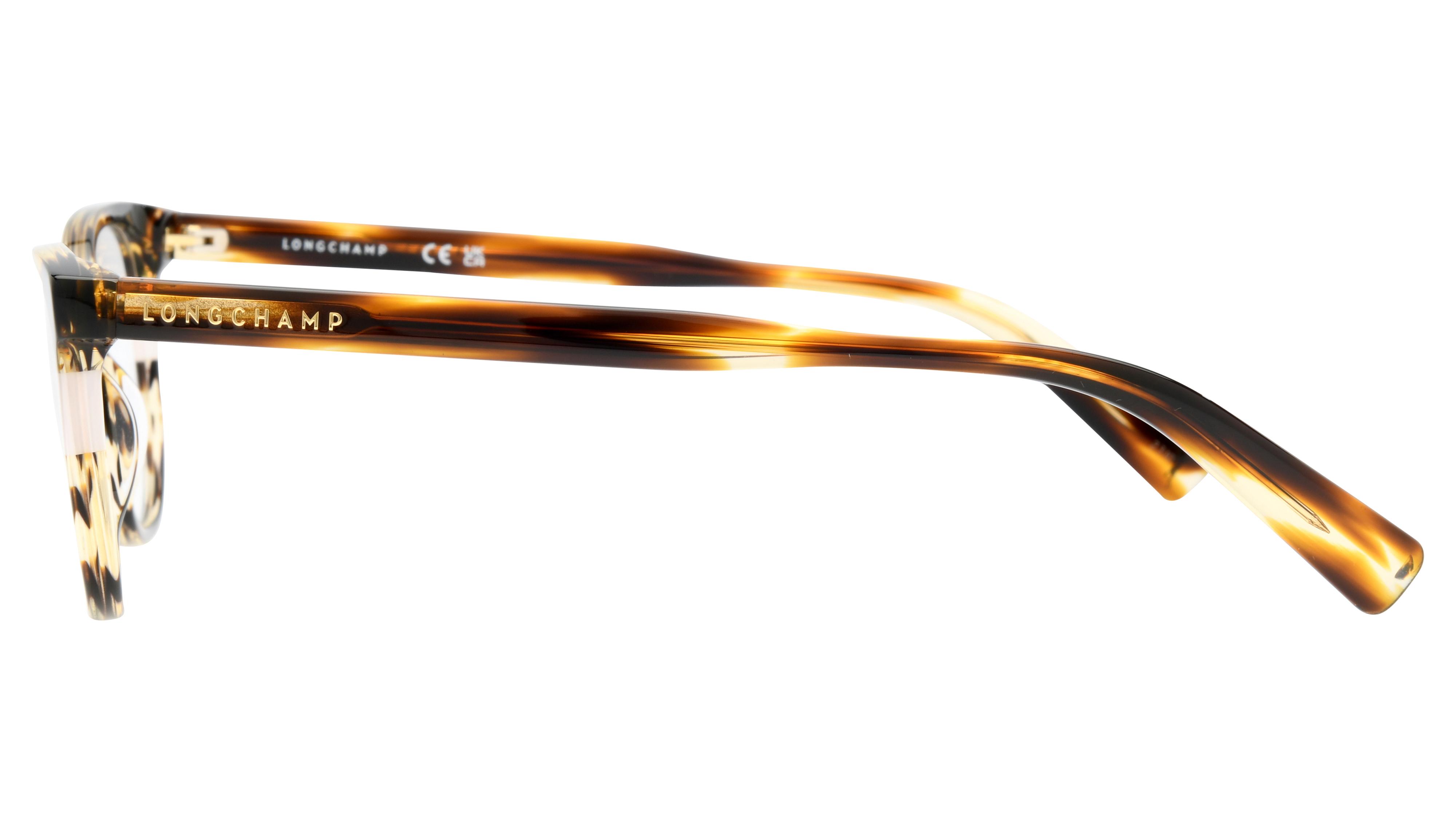 Lunettes de vue Longchamp Femme Écaille Rectangle LO2739 Gauche