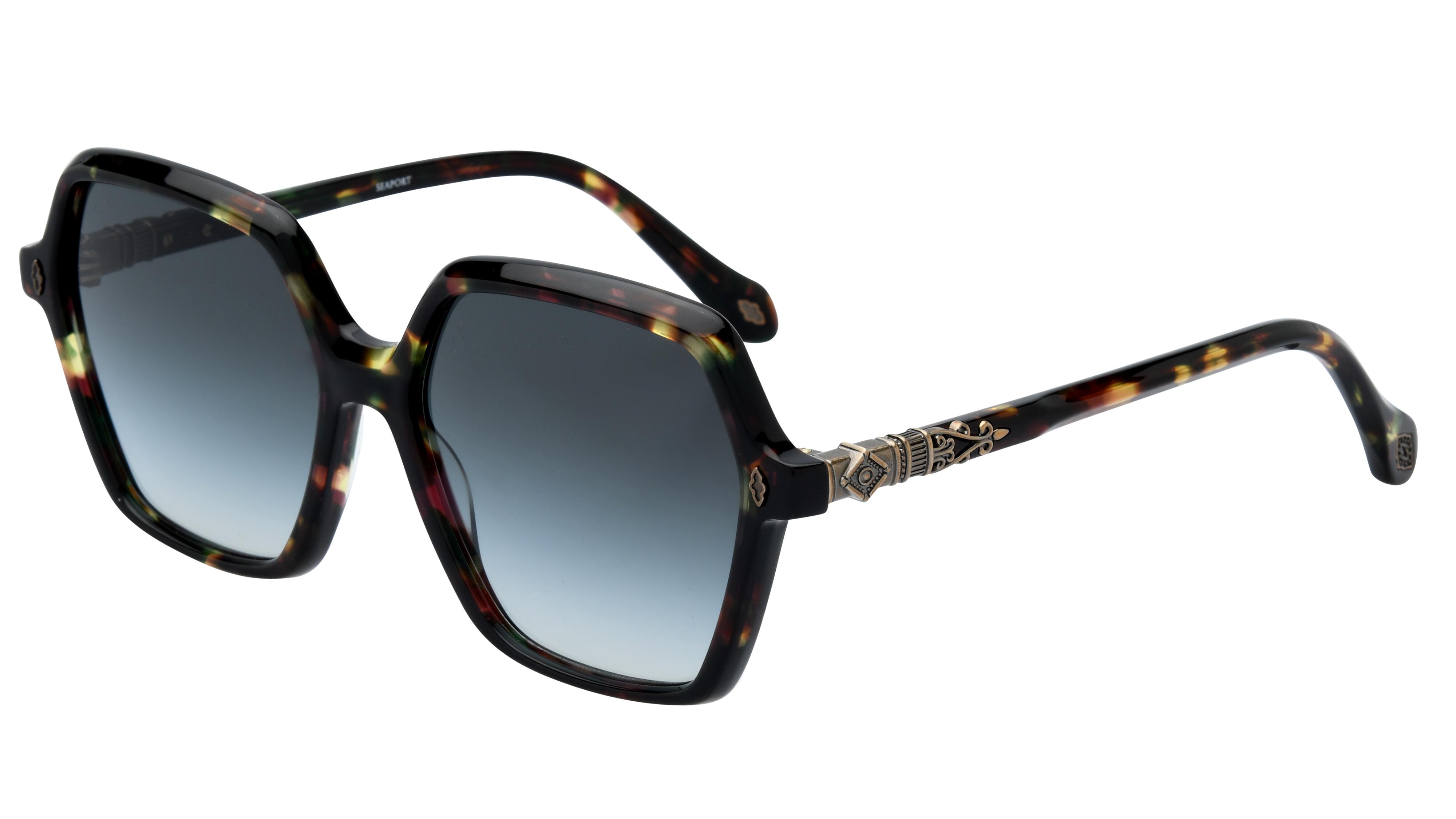 Lunettes de soleil ba&sh Femme Écaille Papillon Lotty Trois-Quart