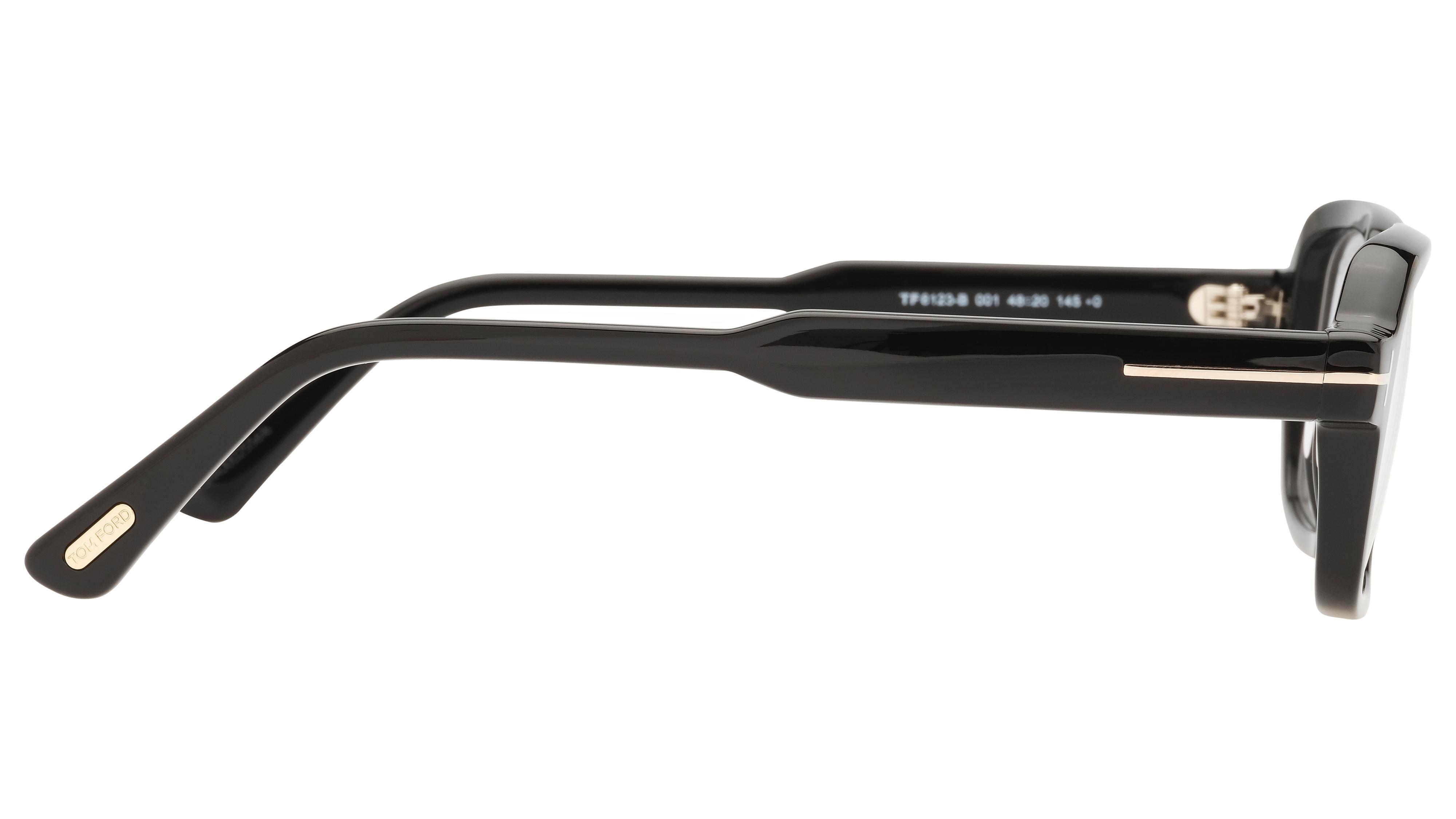 Lunettes de vue Tom Ford Homme Noir Carré FT6123-B Droite