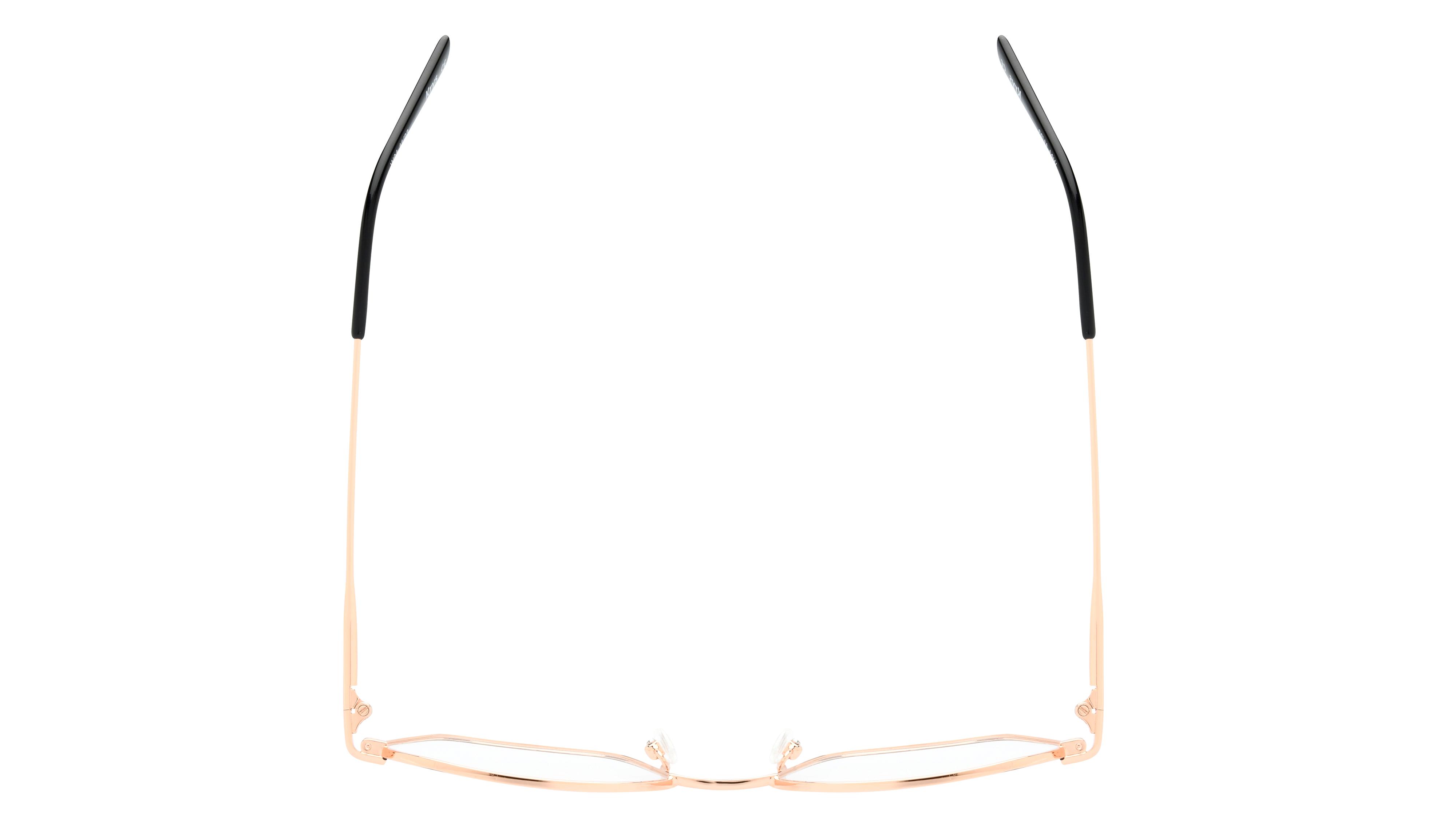 Lunettes de vue Signature Krys Femme Or Carré Kor2403 Dessus