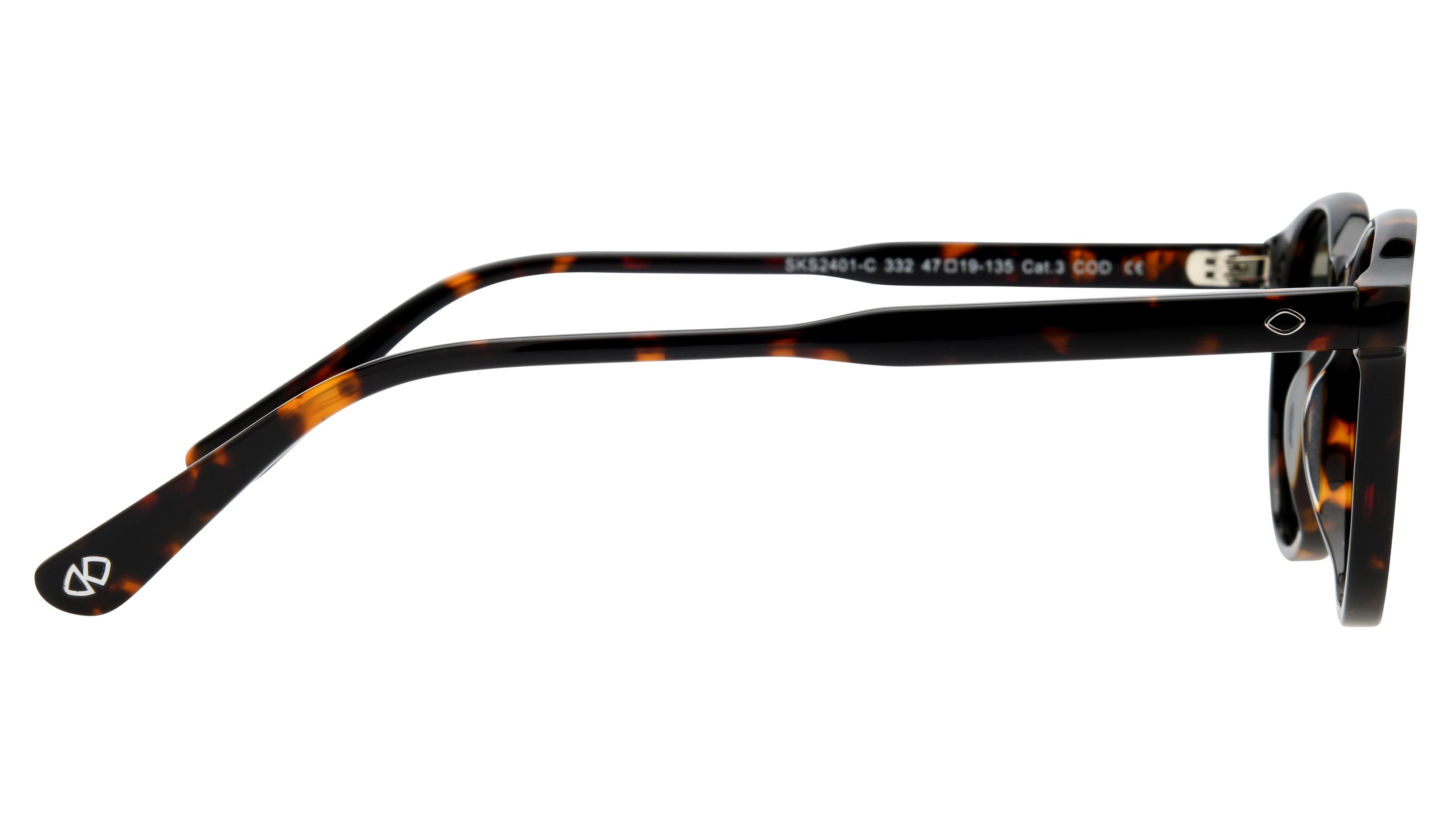 Lunettes de soleil Signature Krys Enfant Écaille Pantos Sks2401-C Droite