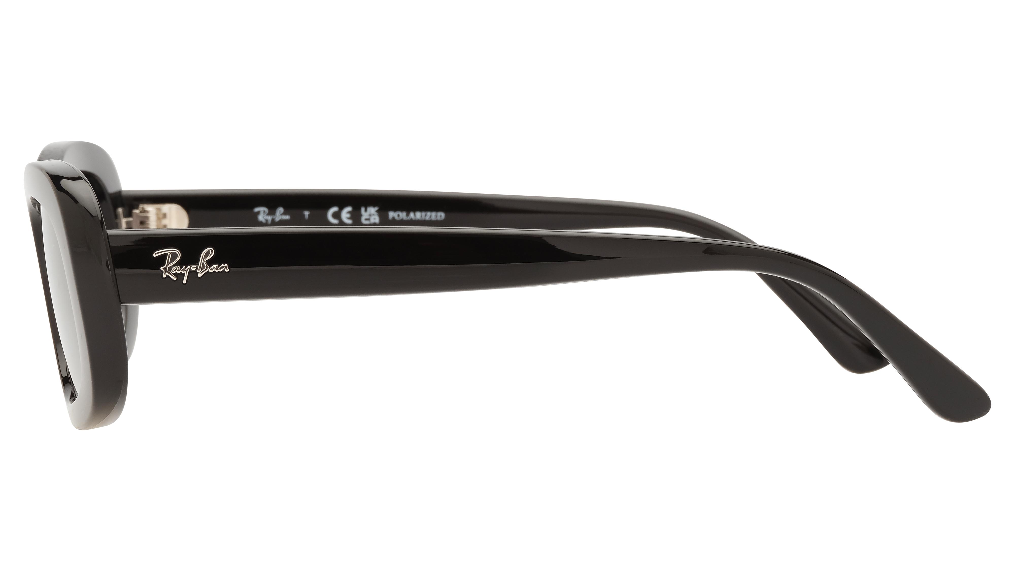 Lunettes de soleil Ray-Ban Femme Noir Ovale rb2221 Gauche