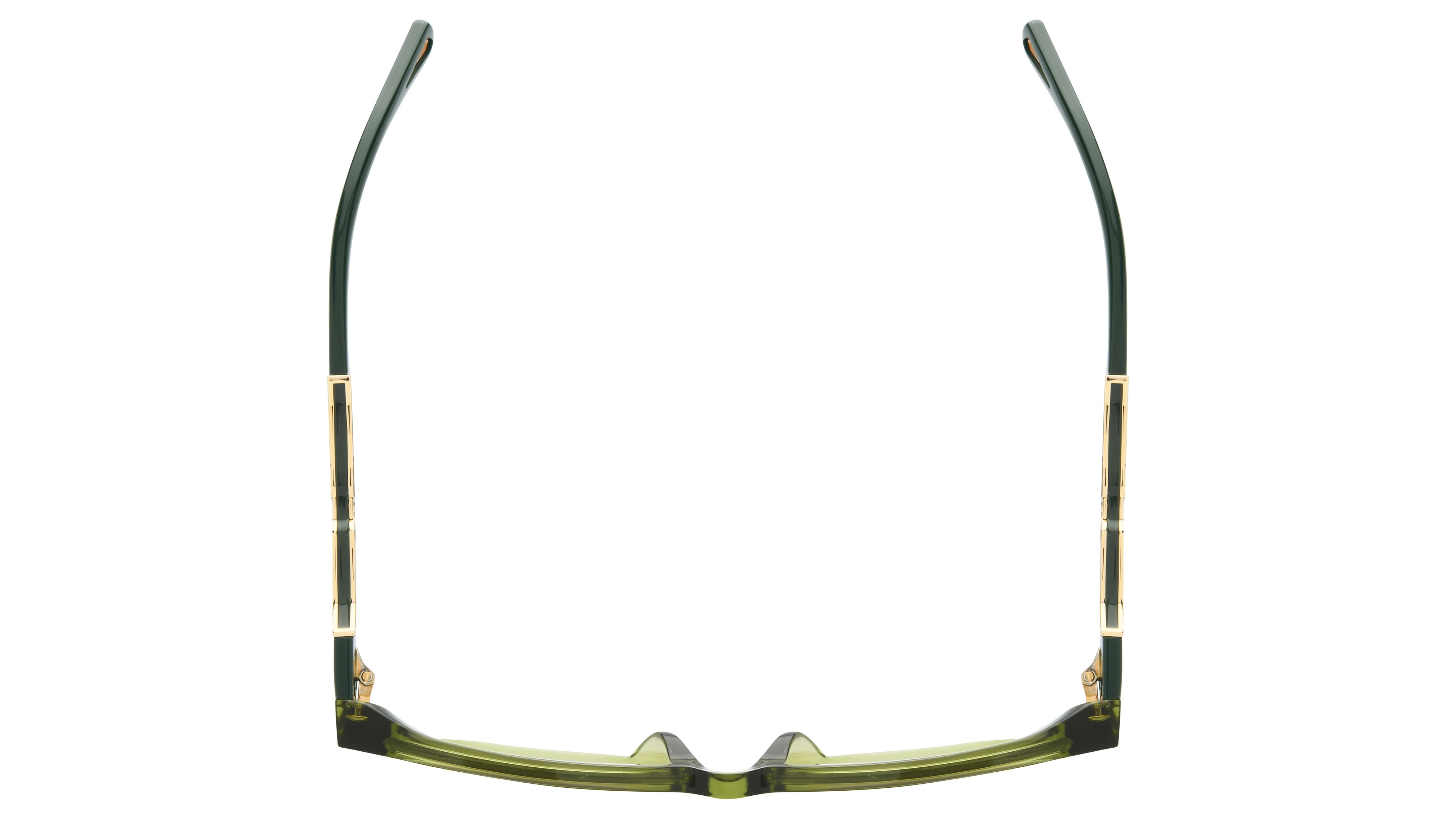 Lunettes de soleil Zadig & Voltaire Femme Vert Carré Szv418 Dessus