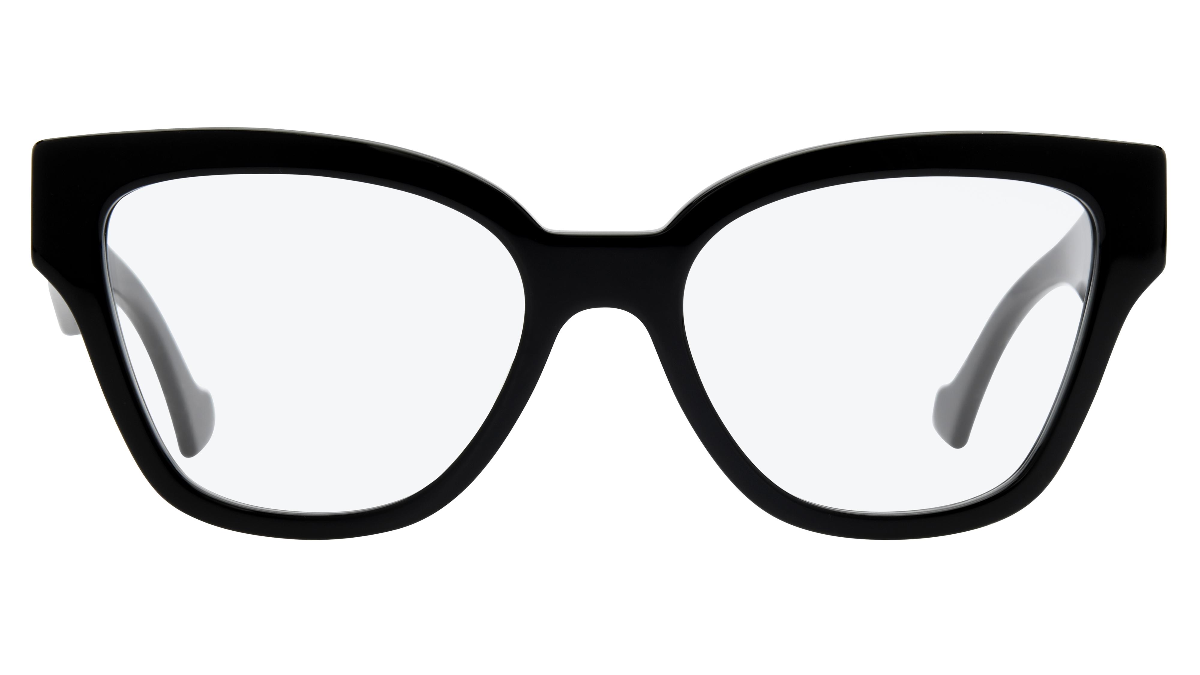 Lunettes de vue Gucci Femme Noir Carré Gg1424O Face