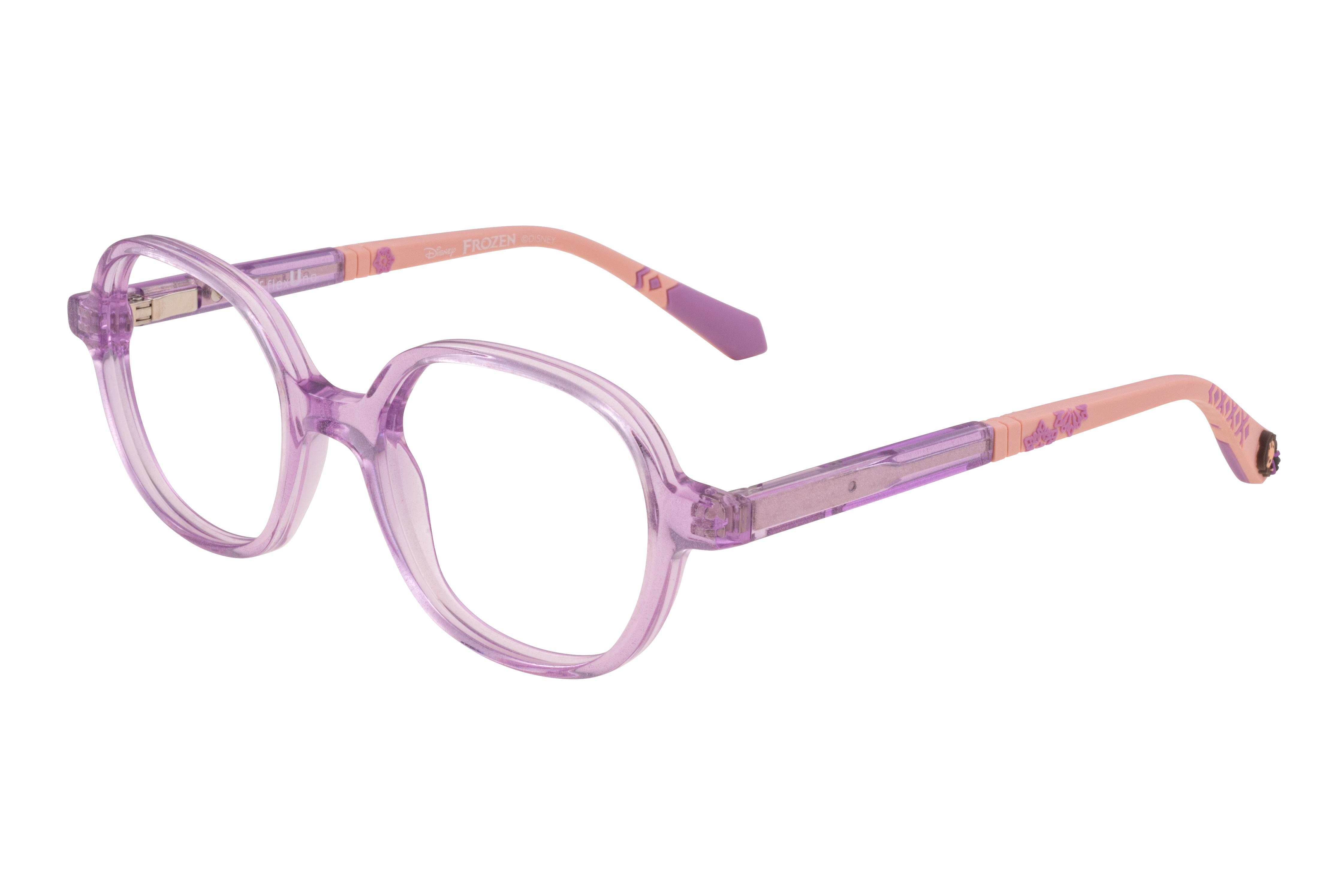 Lunettes de vue Disney Princesses  Violet Carré DPAR002C41 Gauche