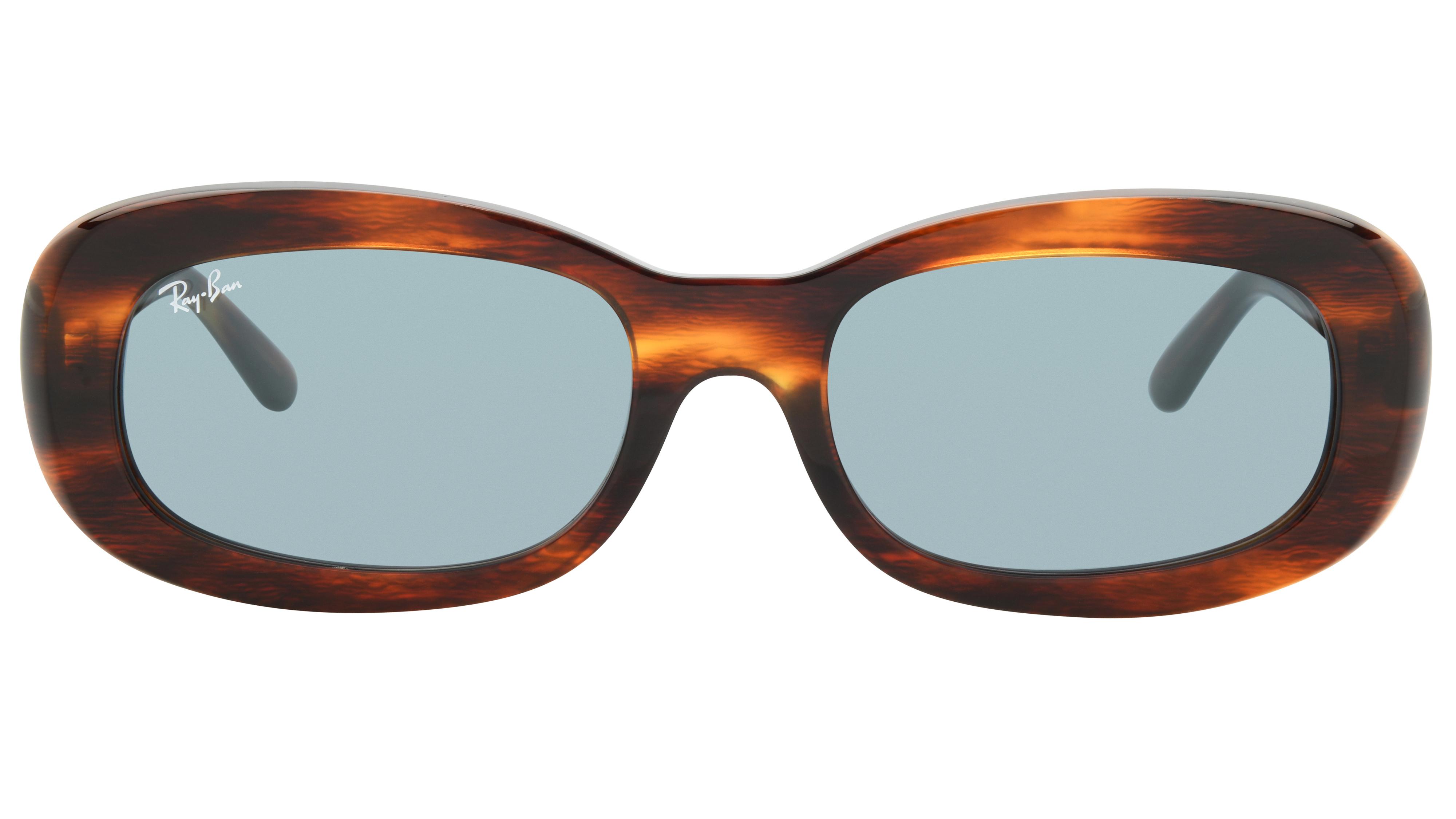 Lunettes de soleil Ray-Ban Femme Marron Ovale RB2221 Face