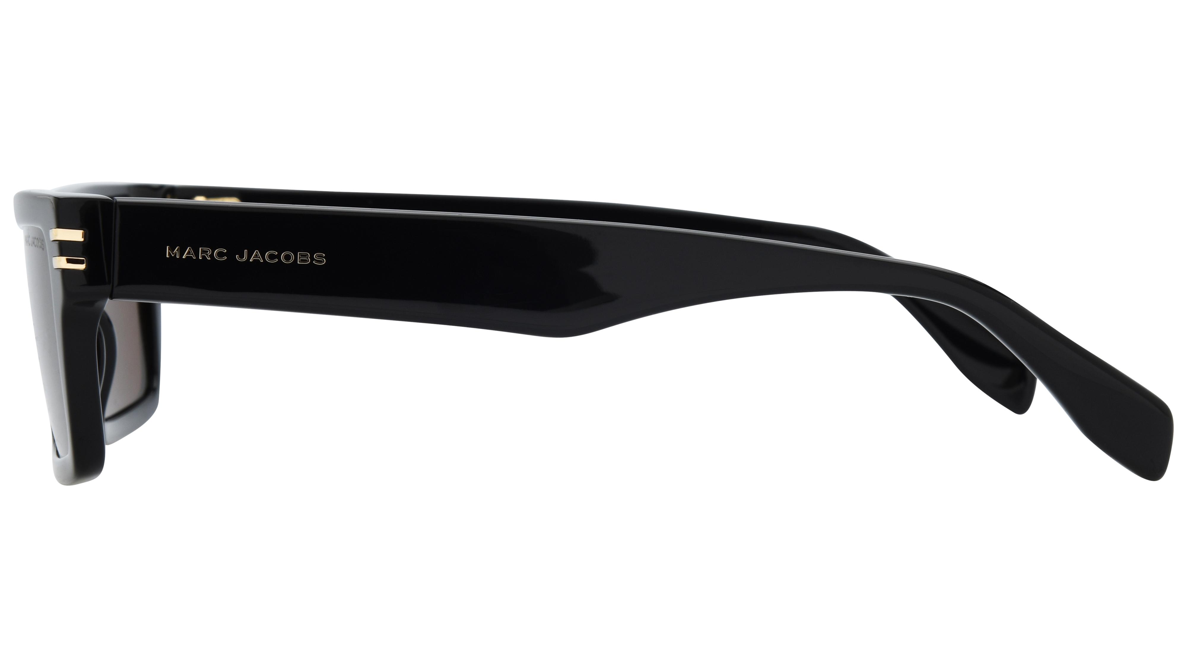 Lunettes de soleil Marc Jacobs Homme Noir Rectangle MARC Gauche