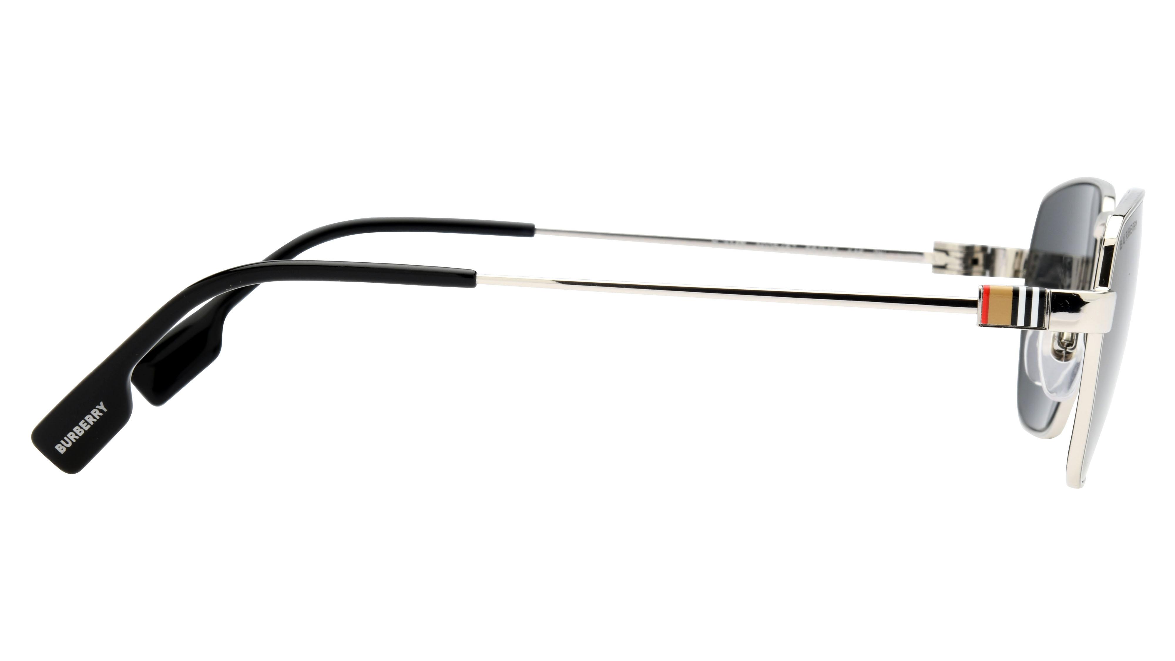 Lunettes de soleil Burberry BE3146 100587 Argent Brilla Rectangle Krys