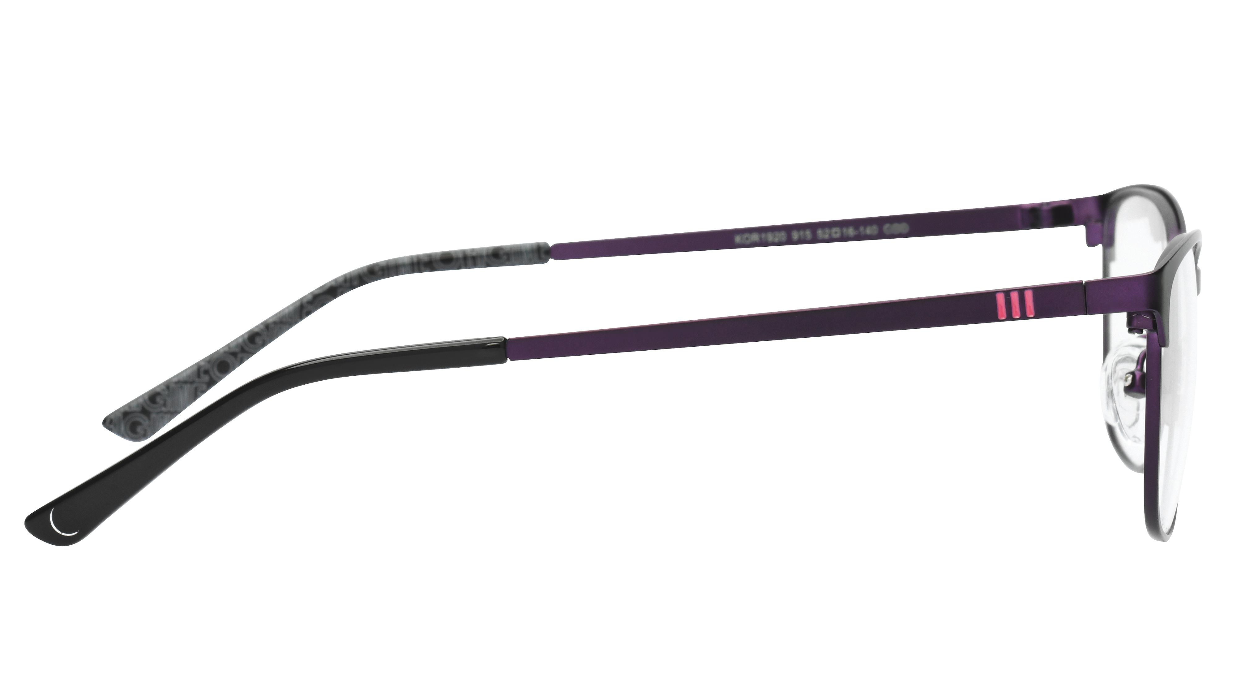Lunettes de vue Signature Krys Femme Violet Papillon Kor1920 Droite