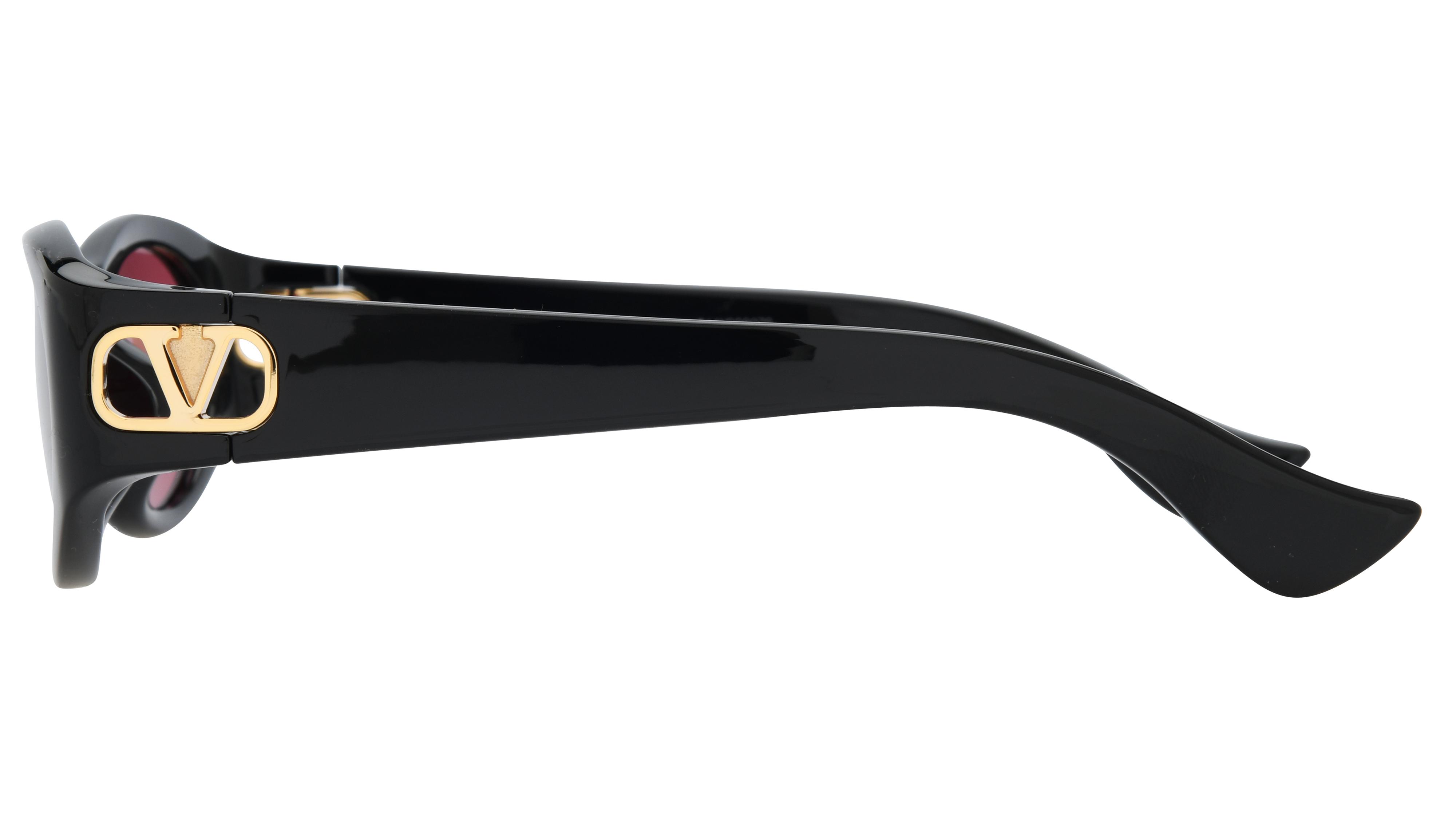 Lunettes de soleil Valentino Femme Noir Ovale Vg0015Sa Gauche