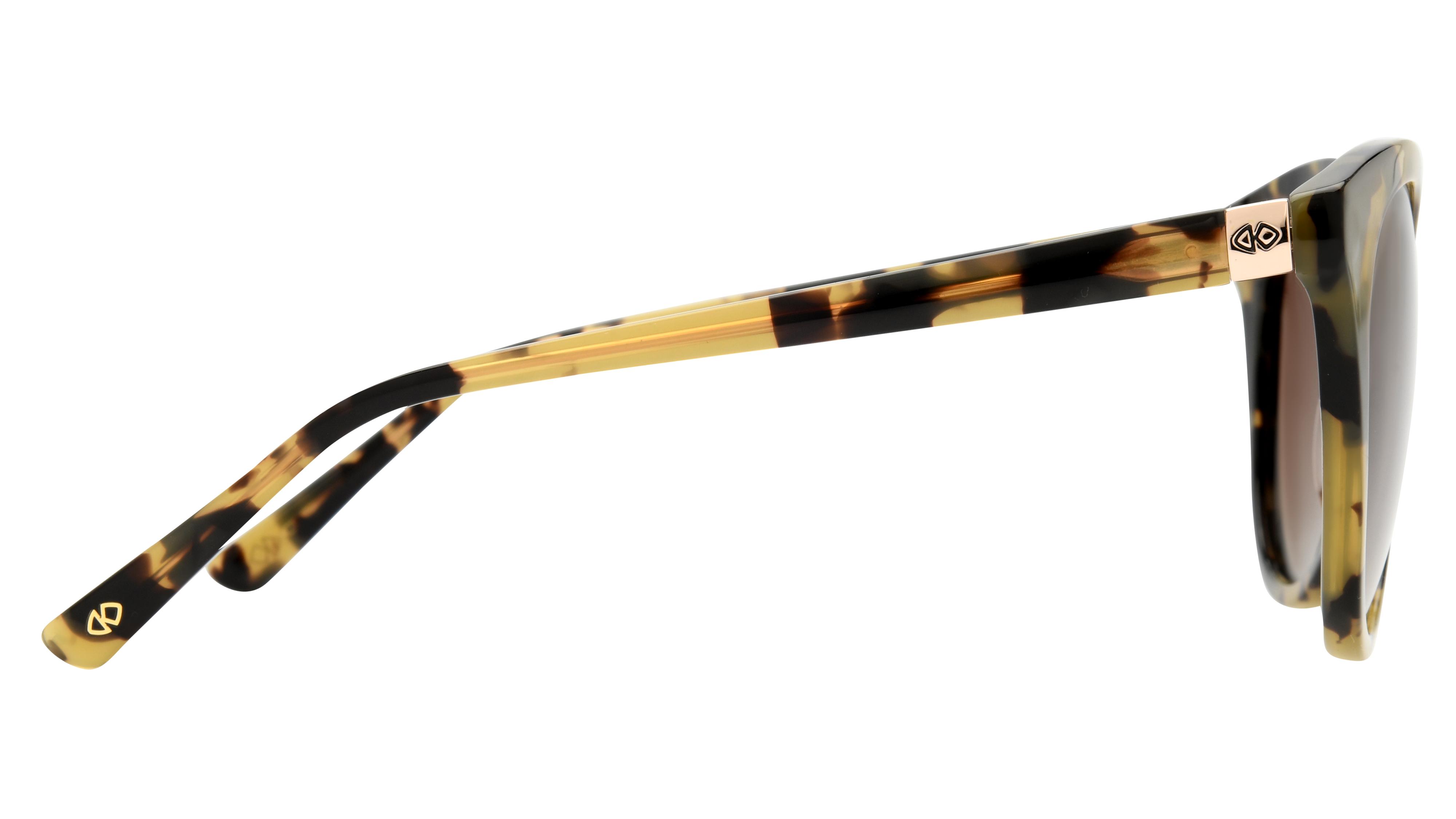 Lunettes de soleil Signature Krys Femme Écaille Papillon Ske2538-E Droite