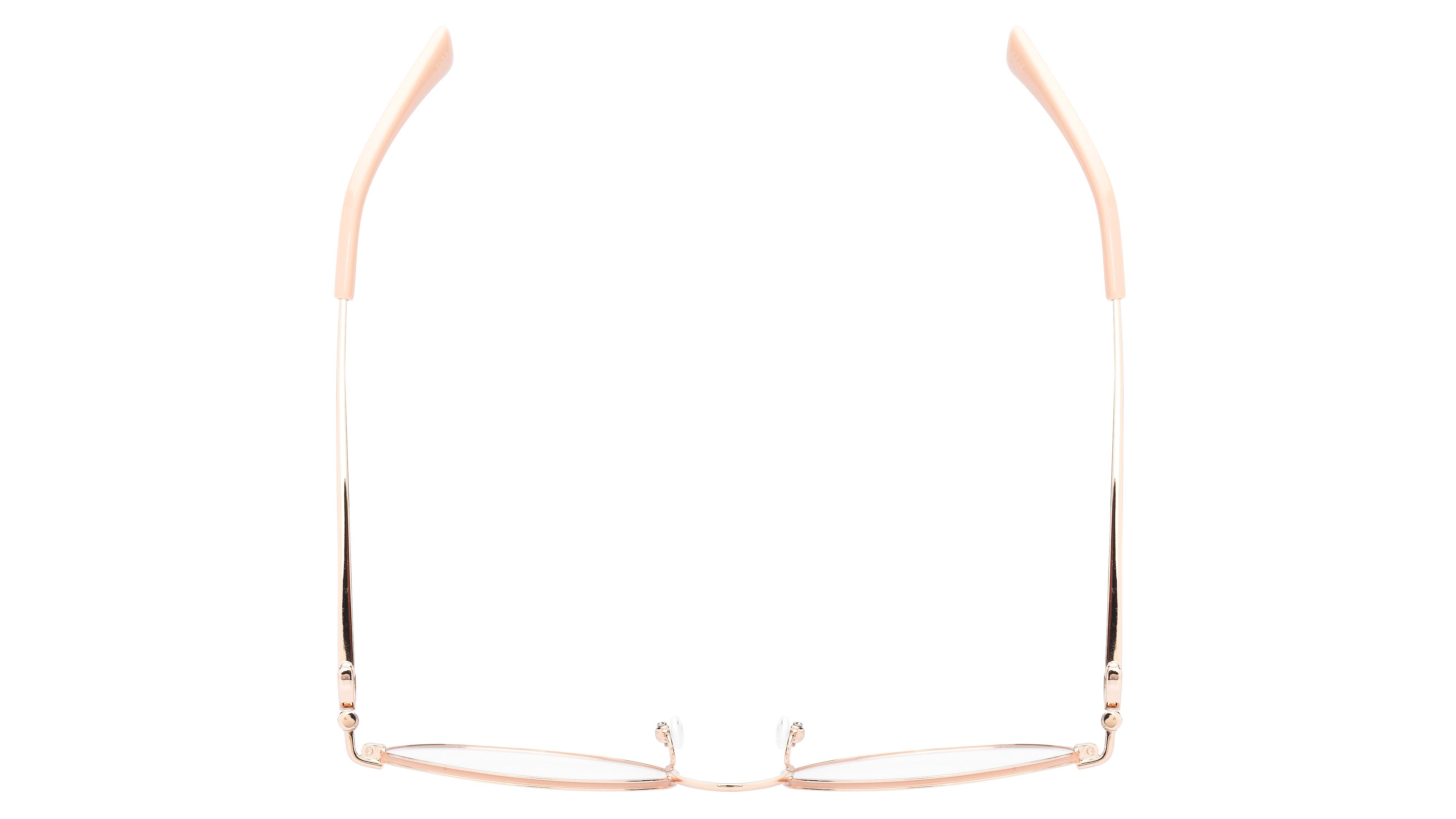 Lunettes de vue Longchamp Femme Or Carré LO2109 Dessus