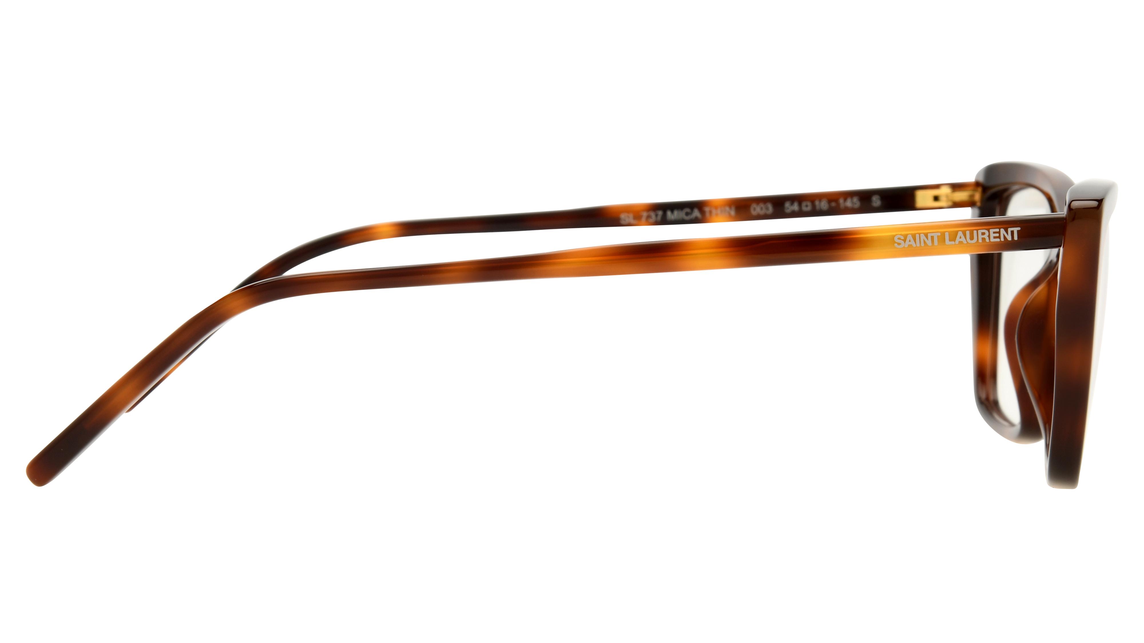 Lunettes de vue Saint Laurent Femme Écaille Rectangle Sl Droite