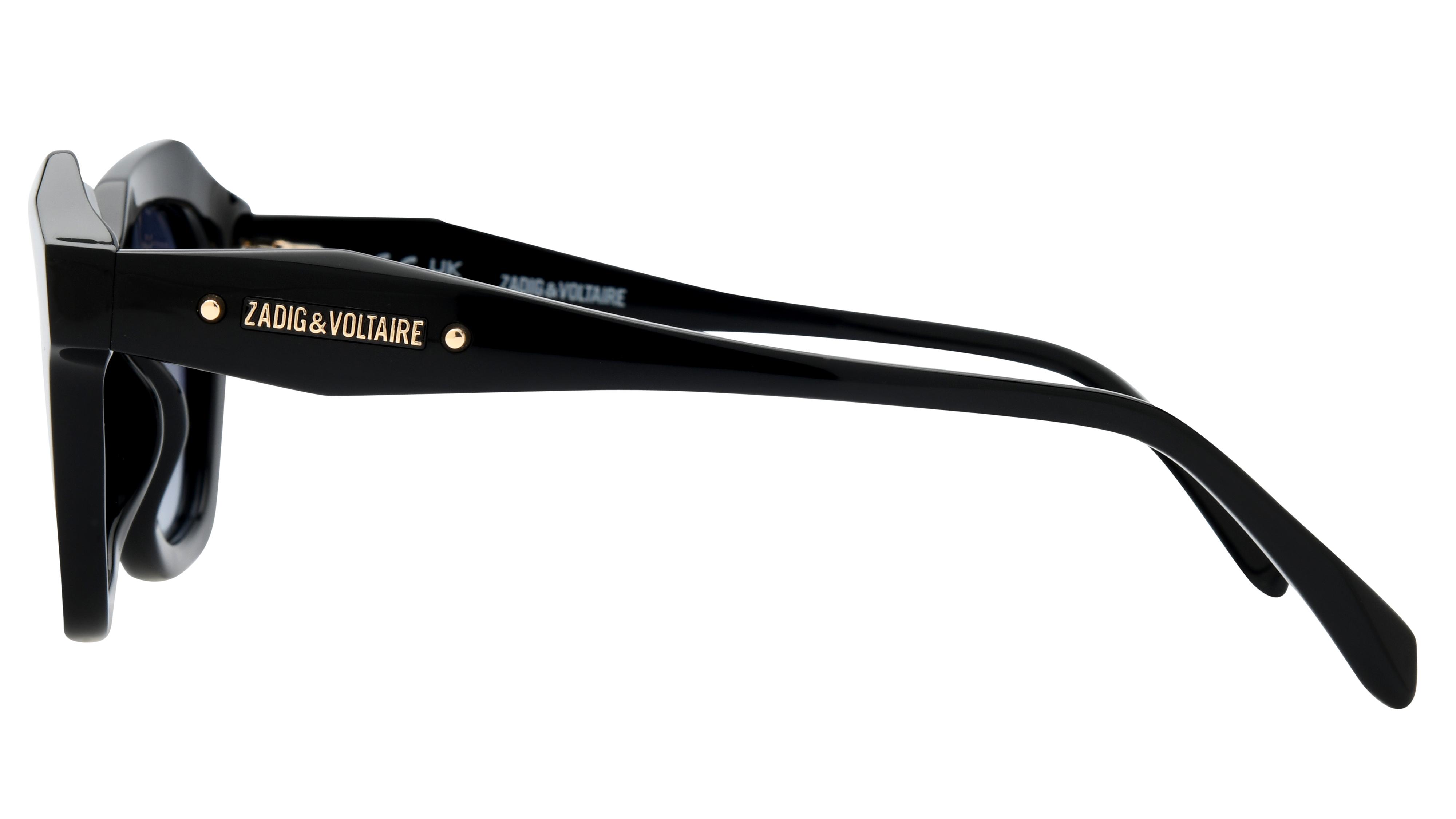 Lunettes de soleil Zadig & Voltaire Femme Noir Papillon SZV468V Gauche