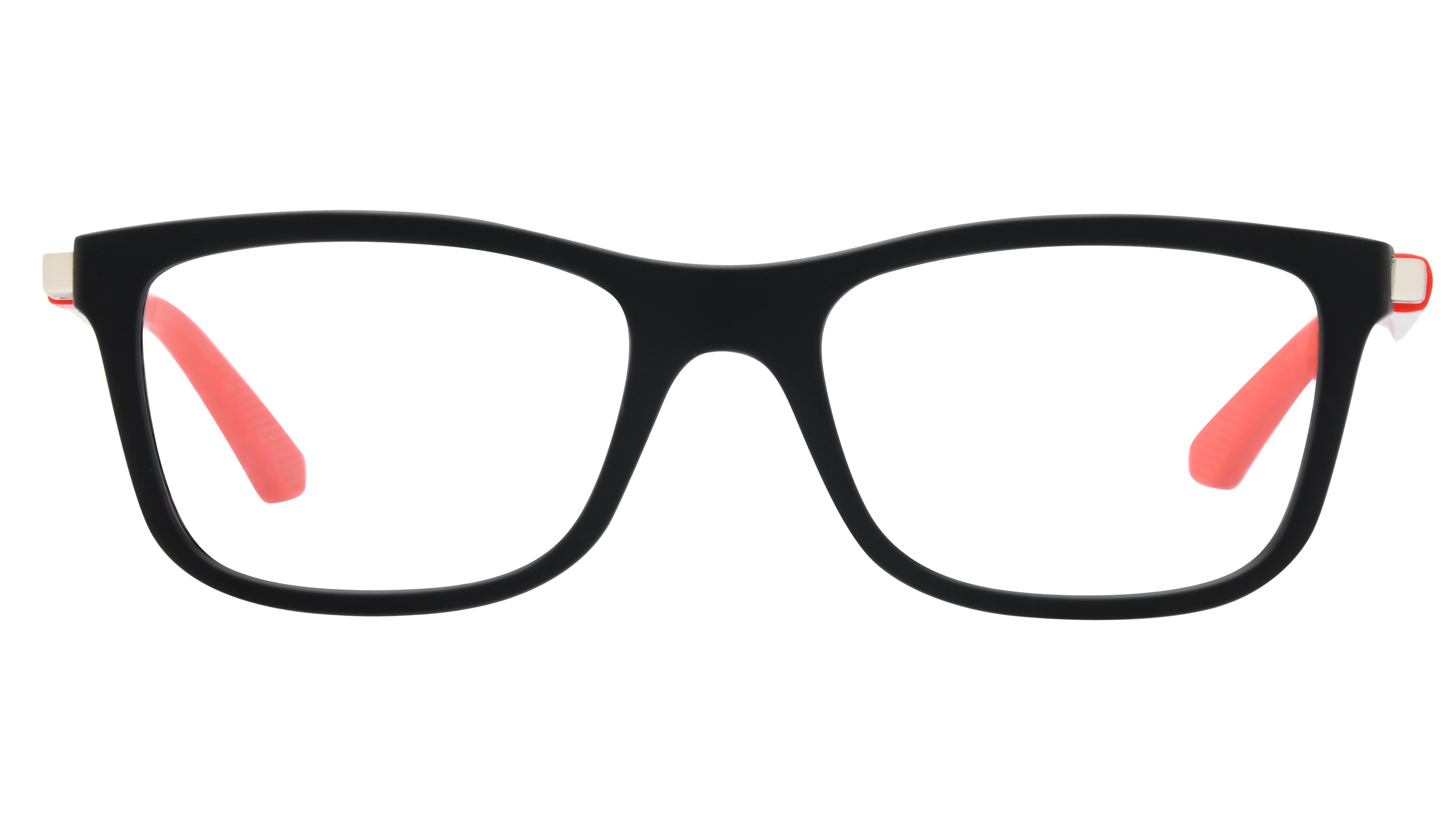 Lunettes de vue Ray-Ban Enfant Noir Rectangle Ry1549 Face