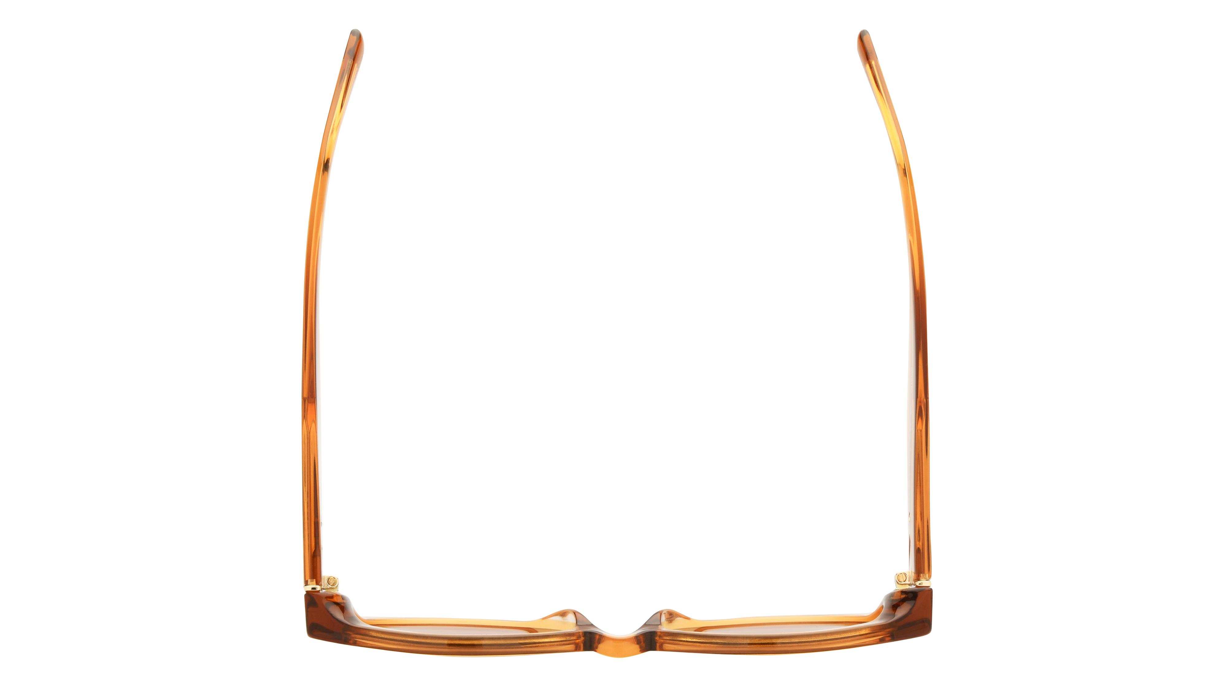 Lunettes de soleil Sandro Femme Orange Rectangle SD6104 Dessus