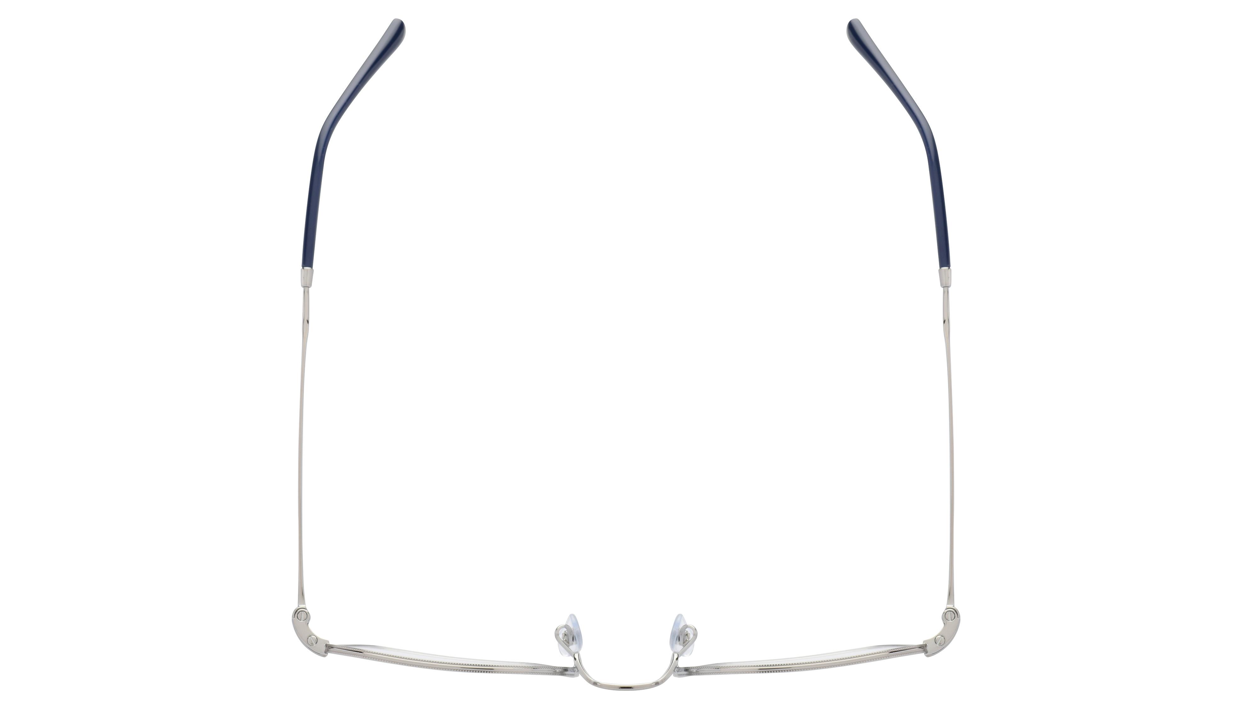 Lunettes de vue Ray-Ban Mixte Argent Carré Rx3694V Dessus