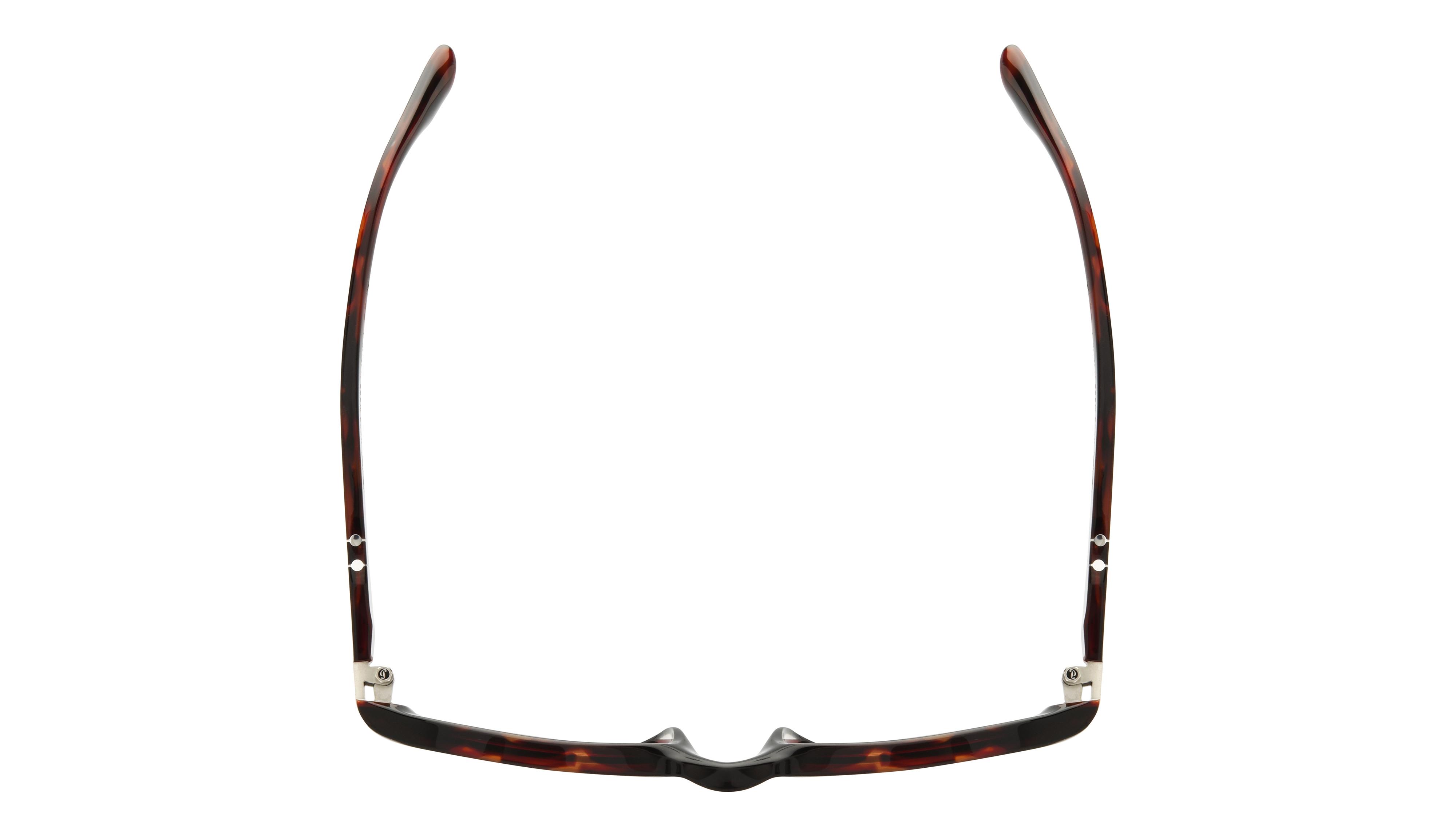 Lunettes de soleil Persol Mixte Écaille Pantos PO8001S Dessus