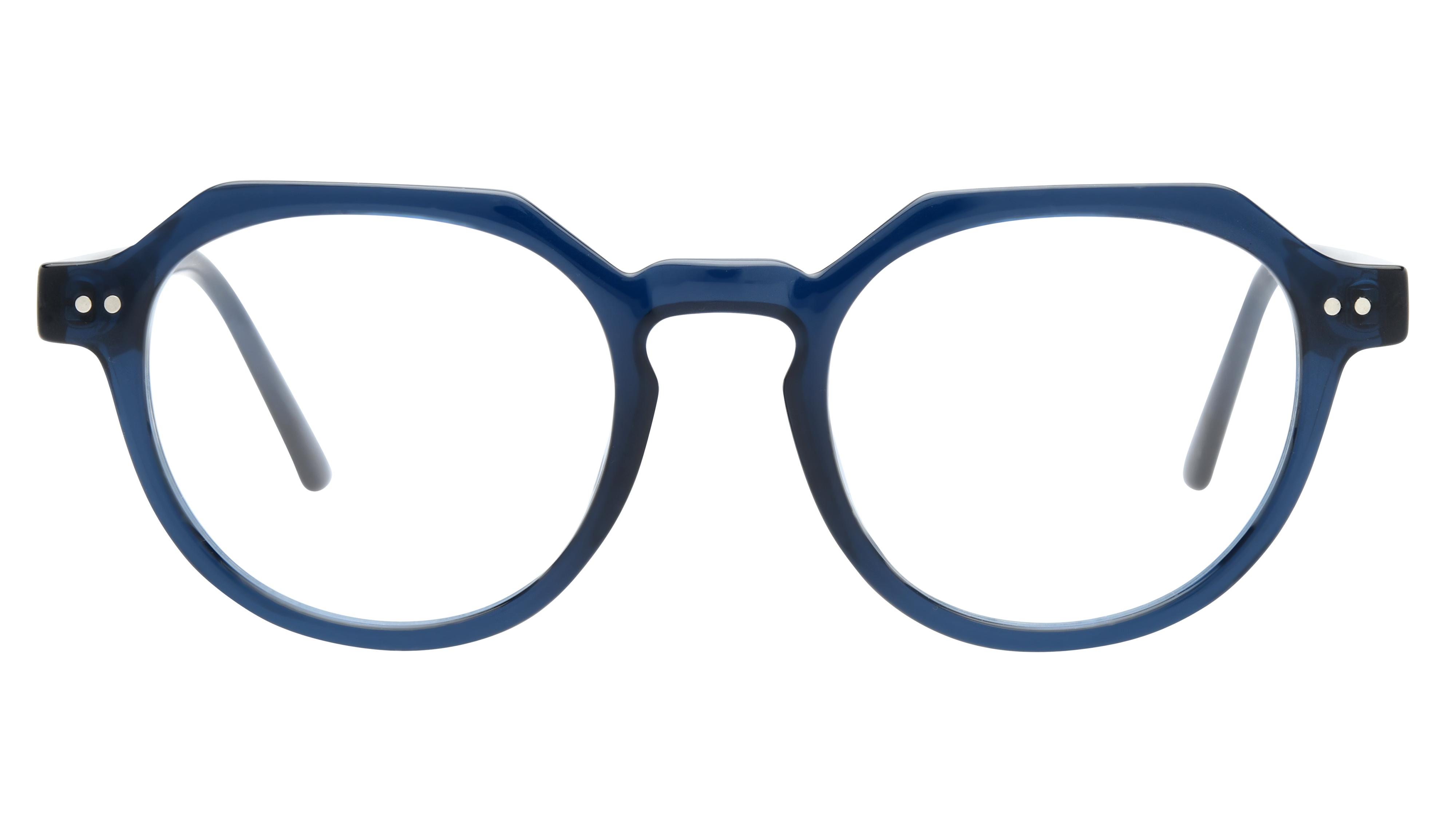 Lunettes de vue Signature Krys Homme Bleu Pantos Kor2405 Face
