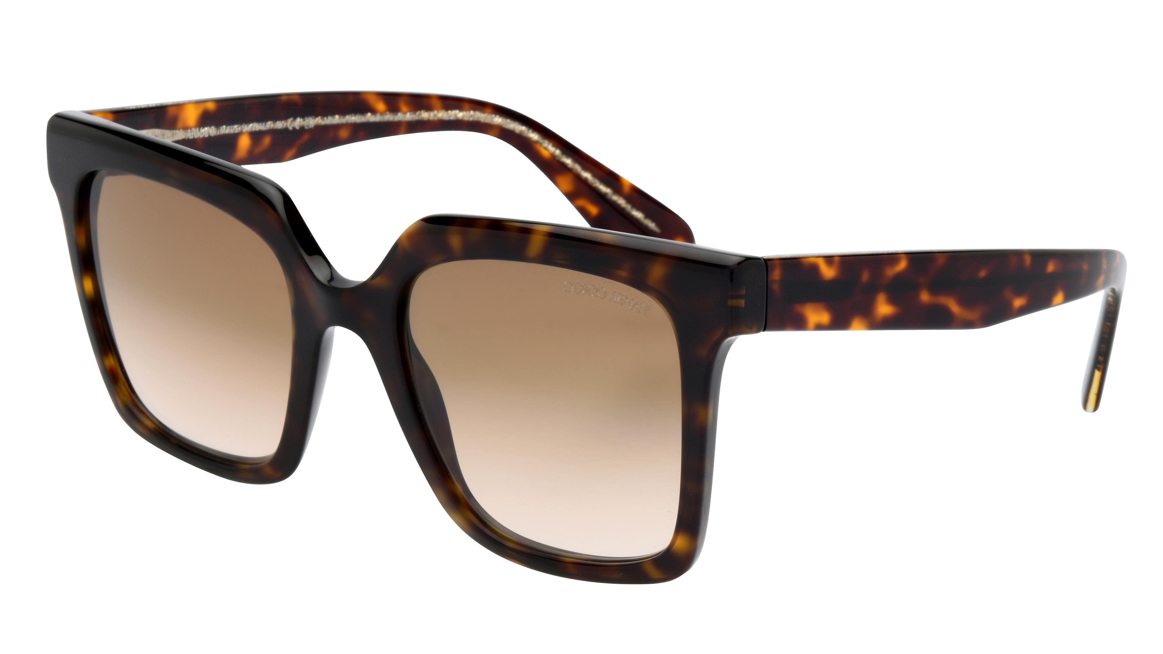 Lunettes de soleil Giorgio Armani Ar8156 587951 Ecaille Fonce Carre Krys