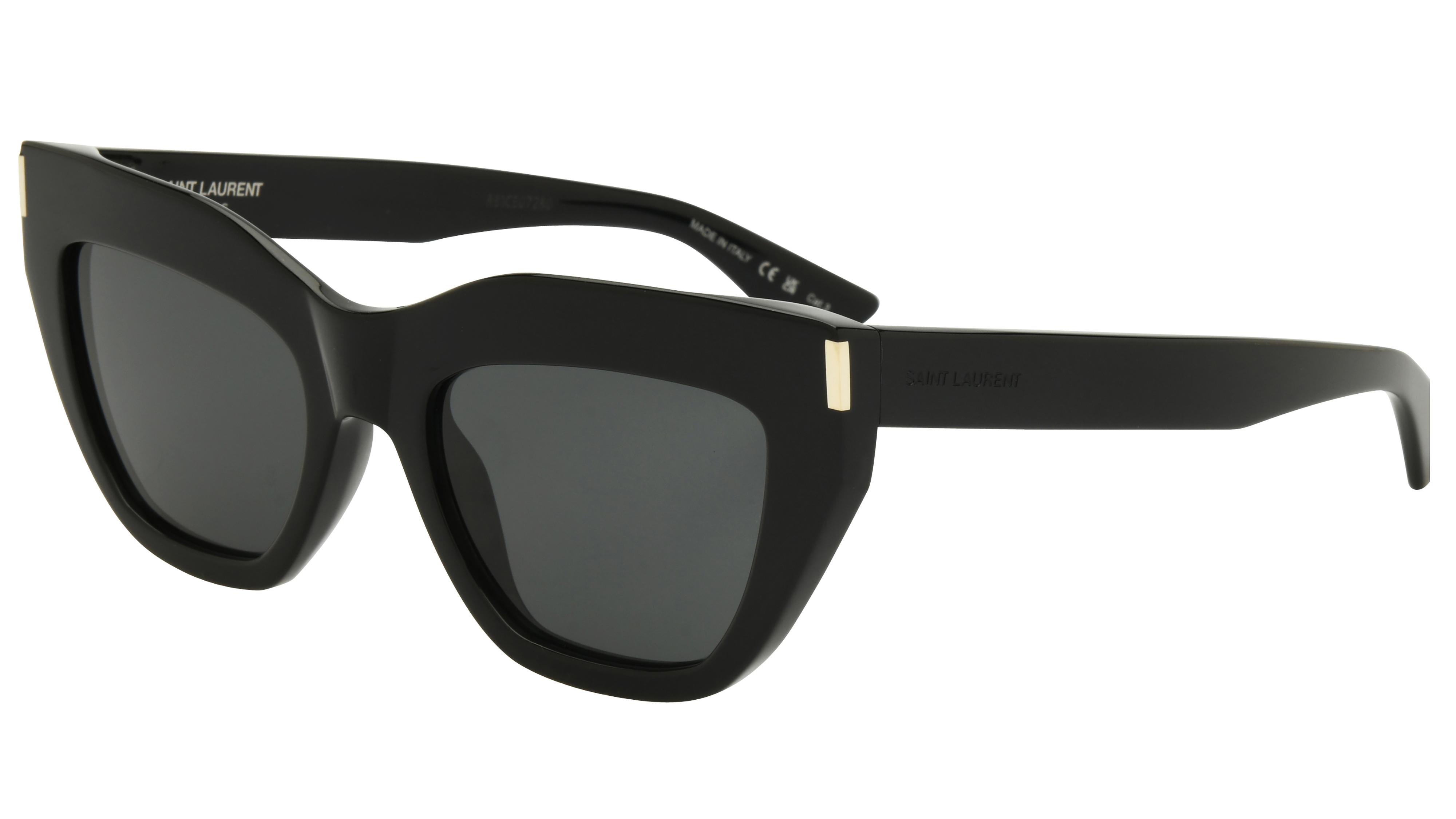 Lunettes de soleil Saint Laurent Femme Noir Papillon sl759 Trois-Quart