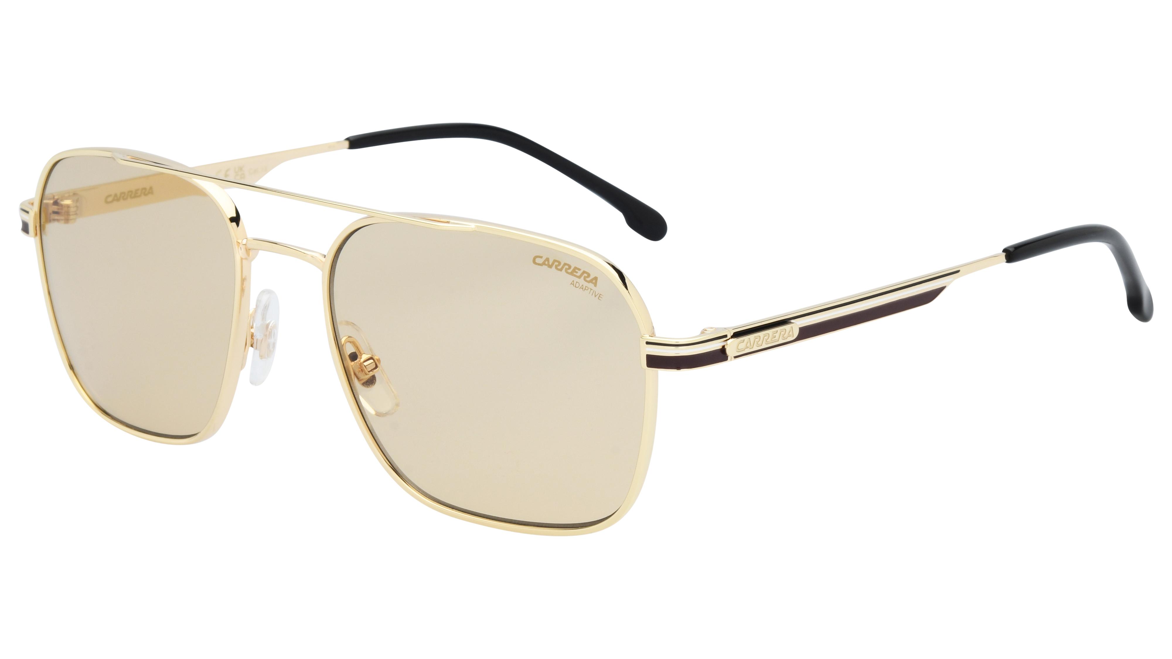 Lunettes de soleil Carrera Homme Or Carré CARRERA Trois-Quart