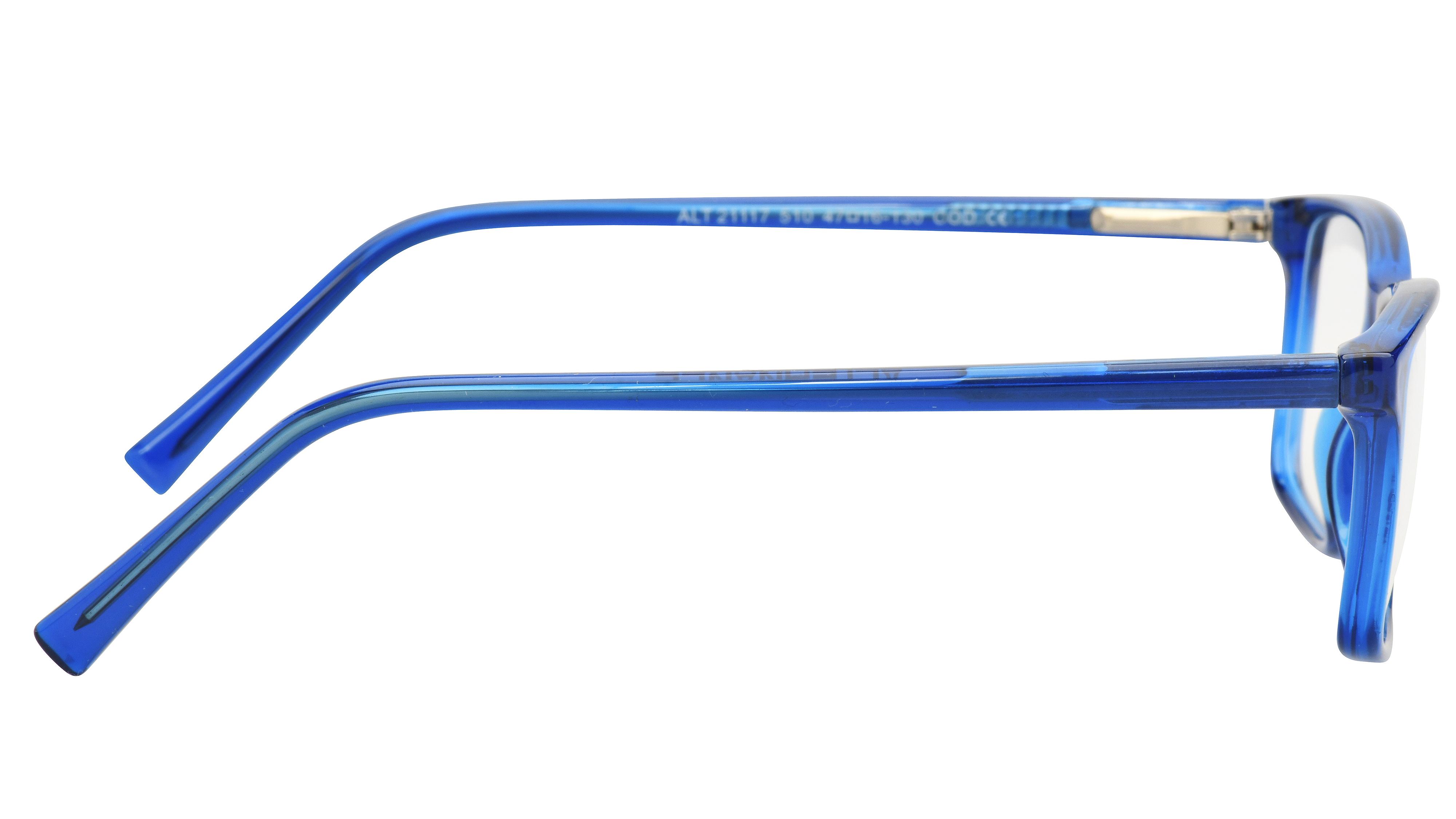 Lunettes de vue Alternance Enfant Bleu Rectangle Alt21117 Droite