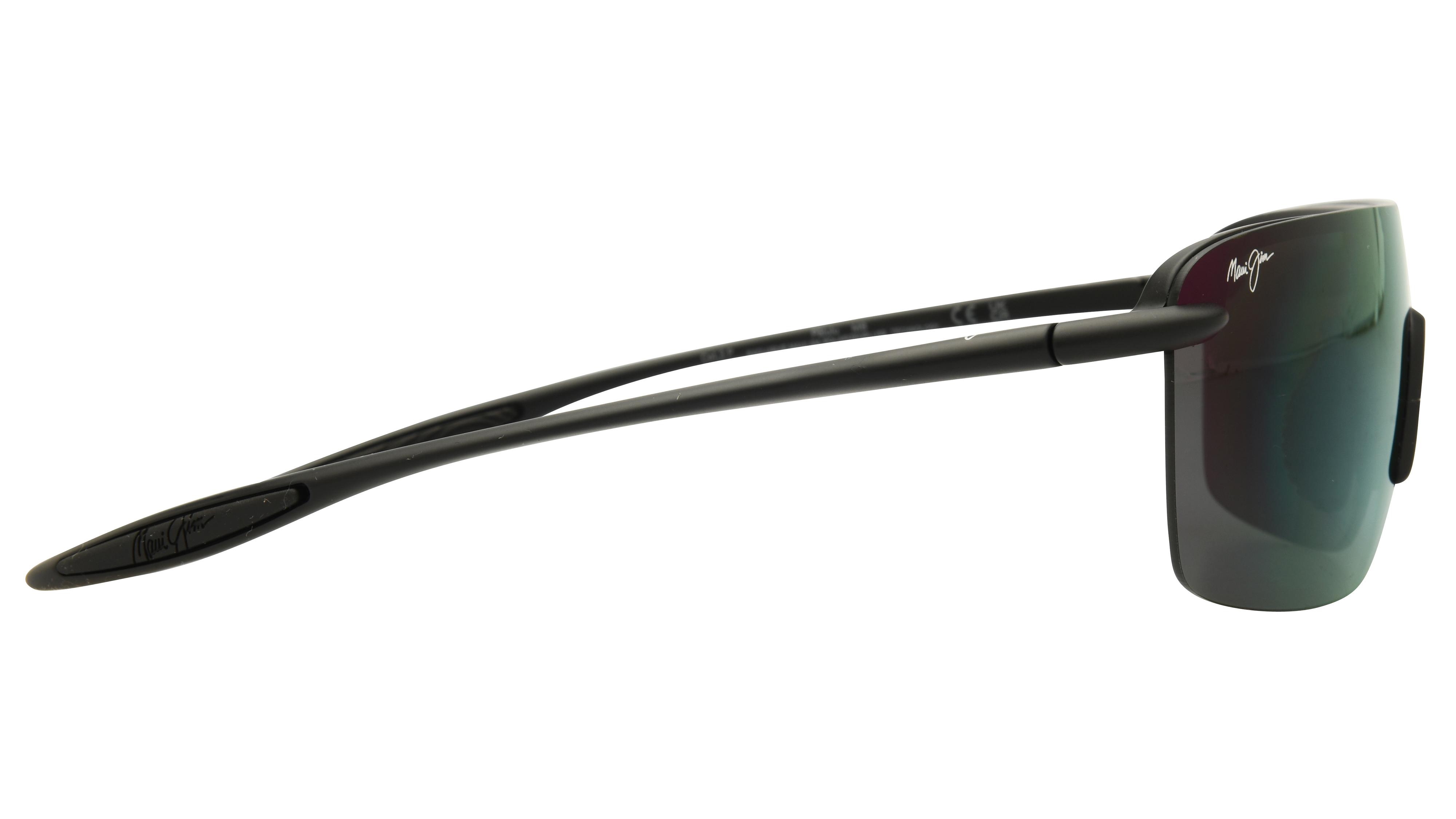 Lunettes de soleil Maui Jim Mixte Noir Sport mj0680s Droite