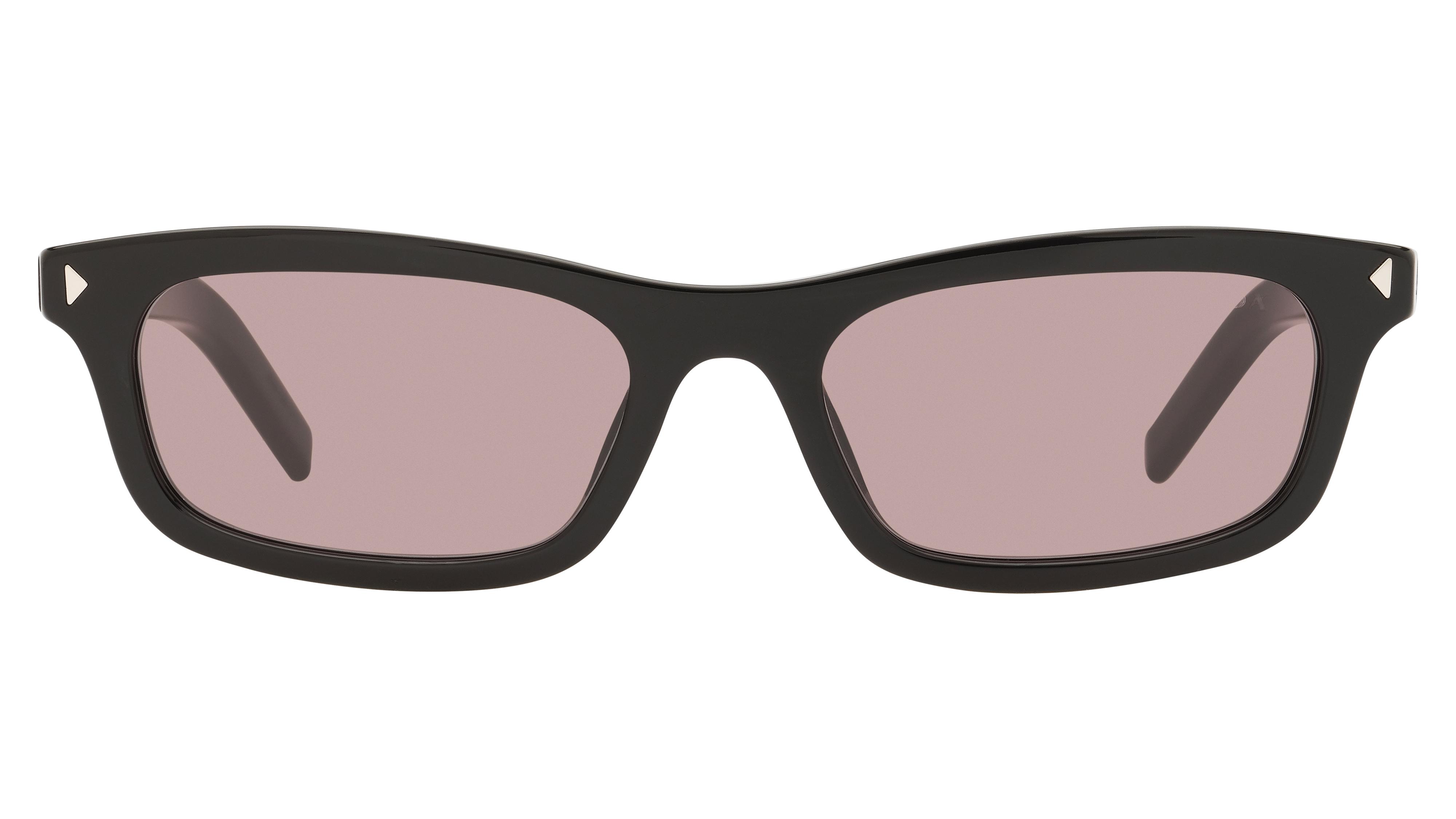 Lunettes de soleil Prada Femme Noir Rectangle pr Face