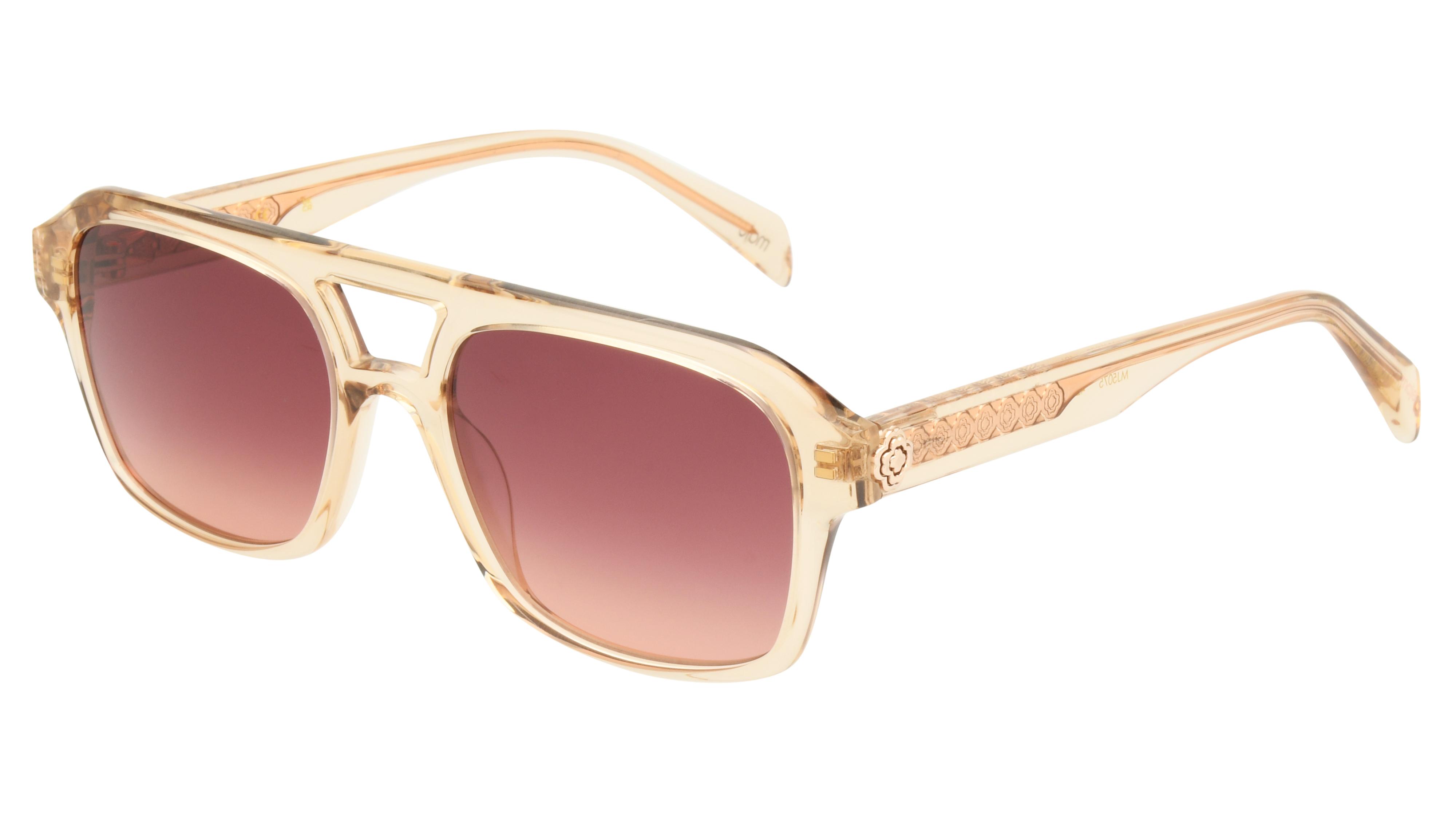 Lunettes de soleil Maje Femme Marron Aviateur MJ5075 Trois-Quart