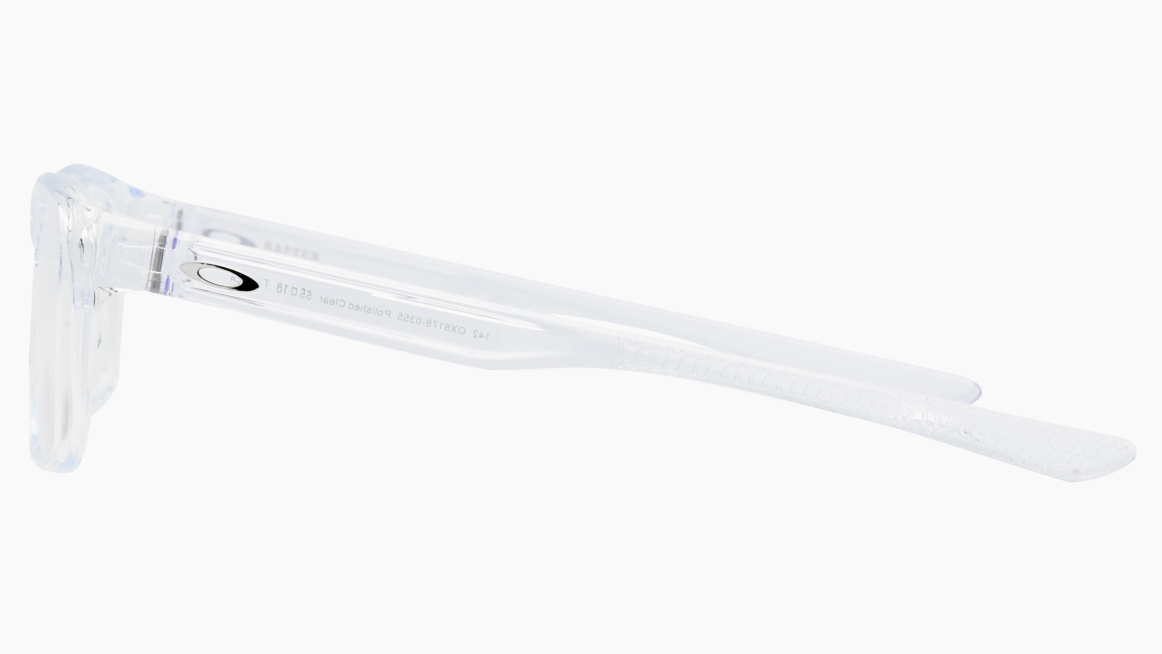 Lunettes de vue Oakley Homme Gris Rectangle Ox8178 Gauche