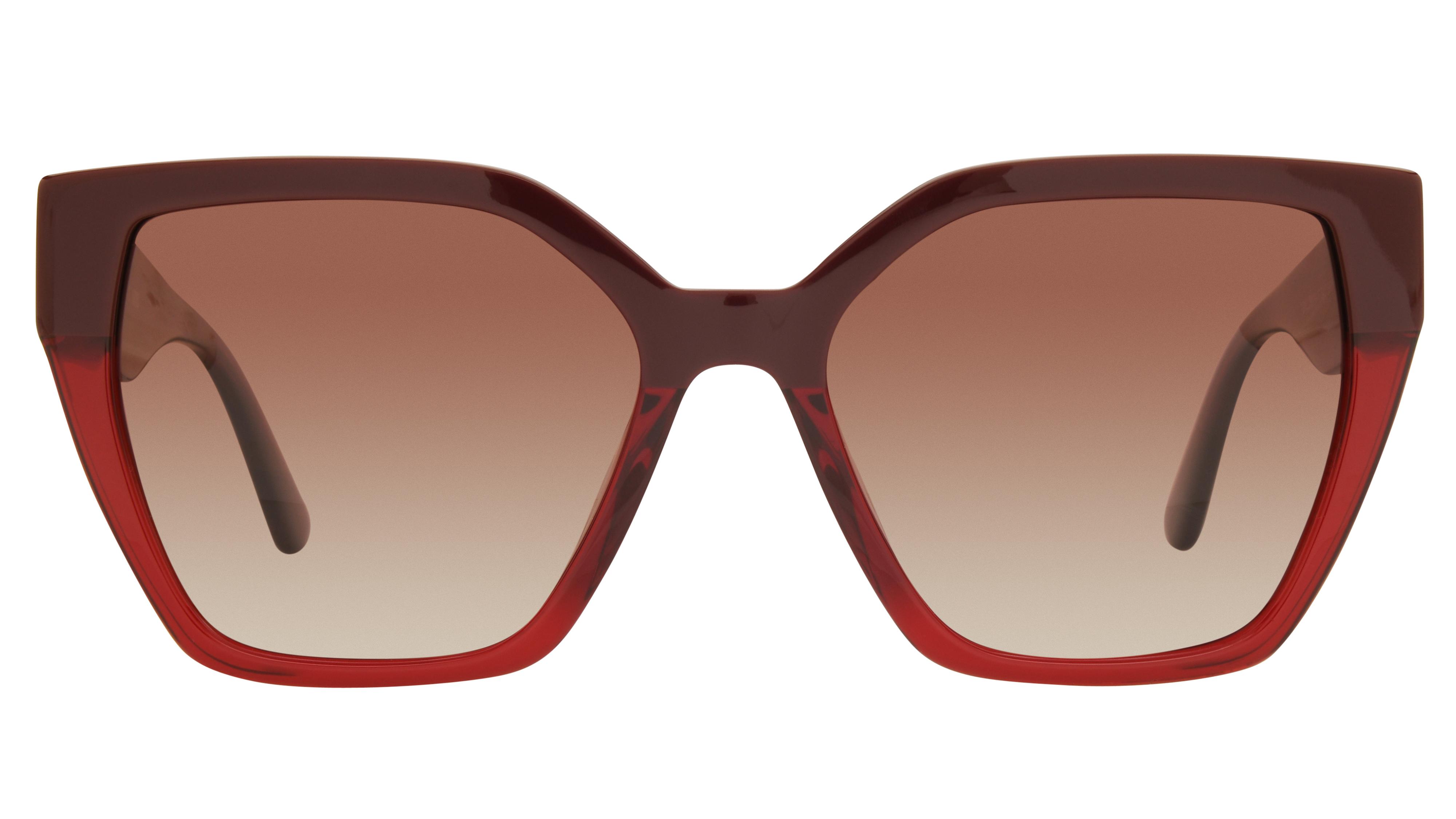 Lunettes de soleil Signature Krys Femme Rouge Papillon skj2609-f Face