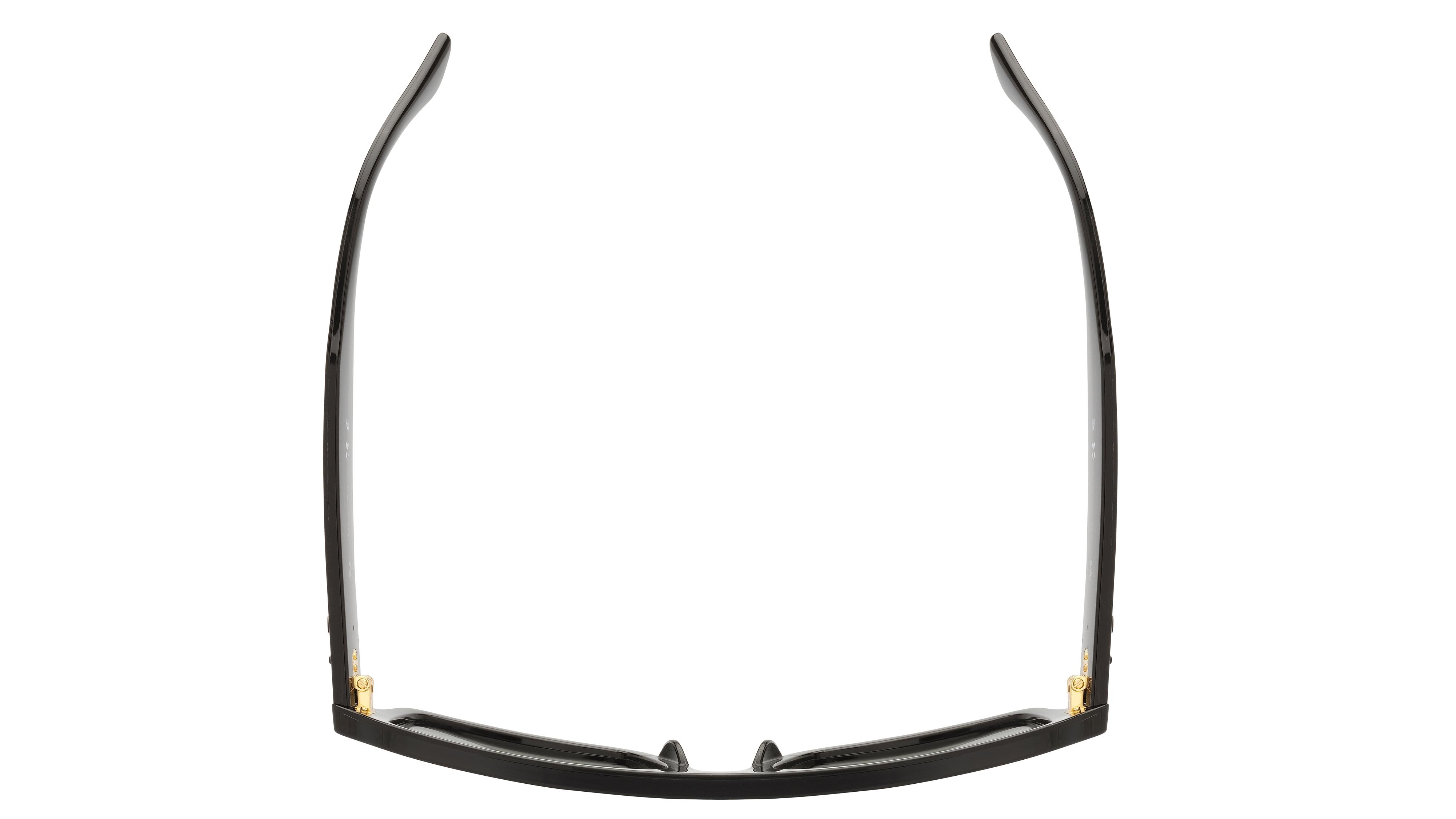 Lunettes de soleil Ray-Ban Mixte Noir Rectangle rb4454 Dessus