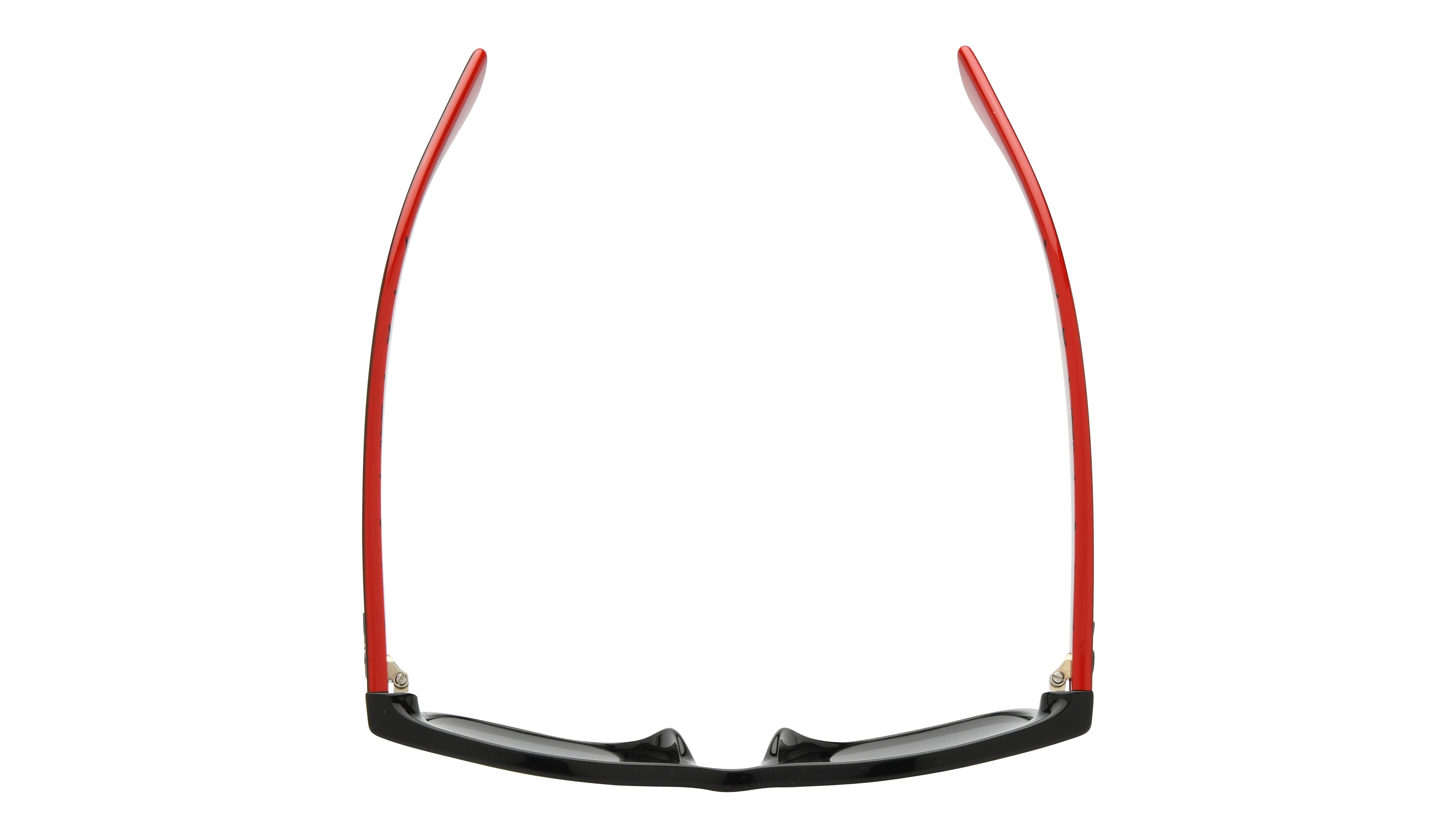 Lunettes de soleil Ray-Ban Homme Or Rectangle Rj9069S Dessus