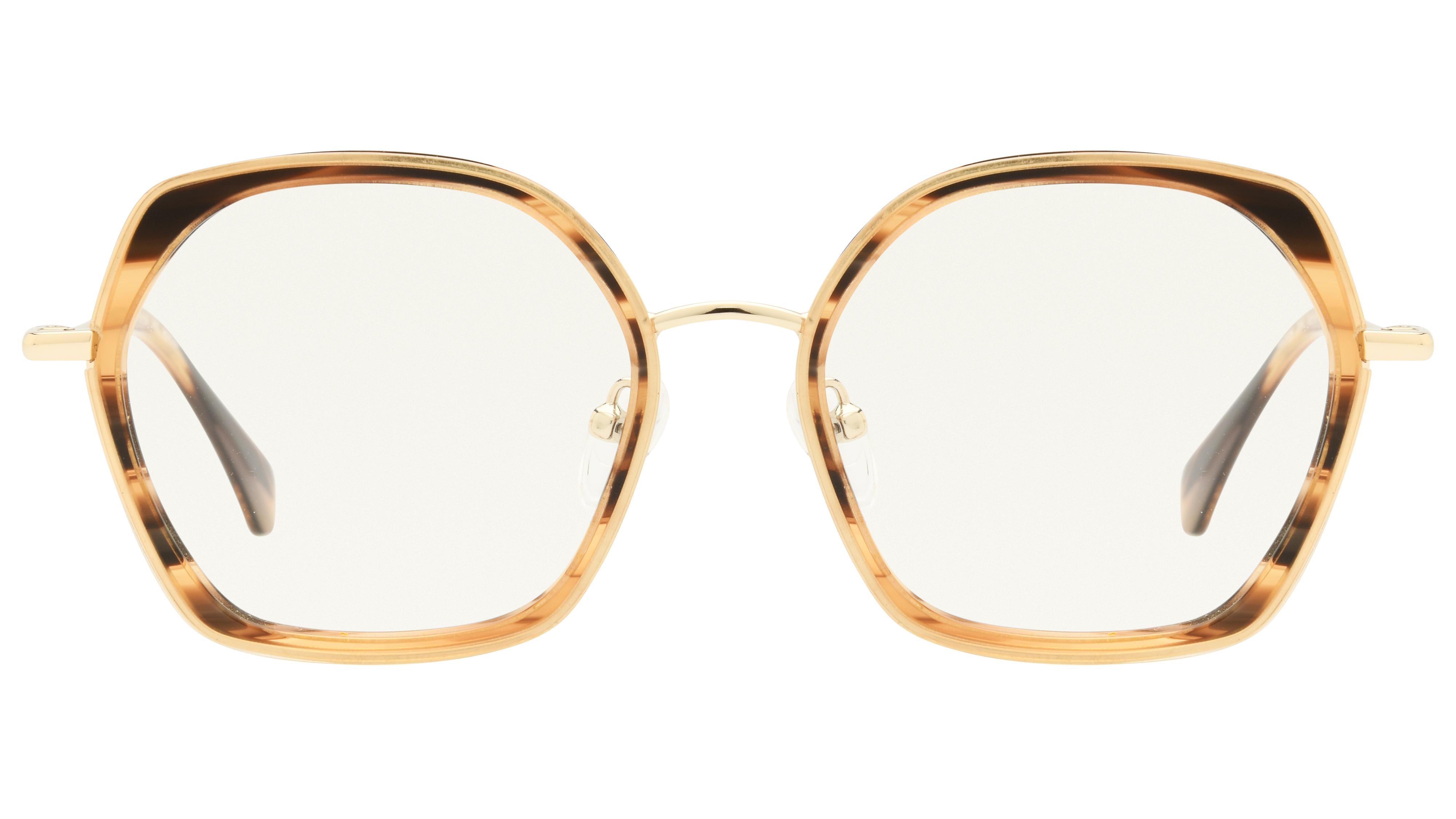Lunettes de vue French Disorder Femme Marron Carré Fd2513 Face