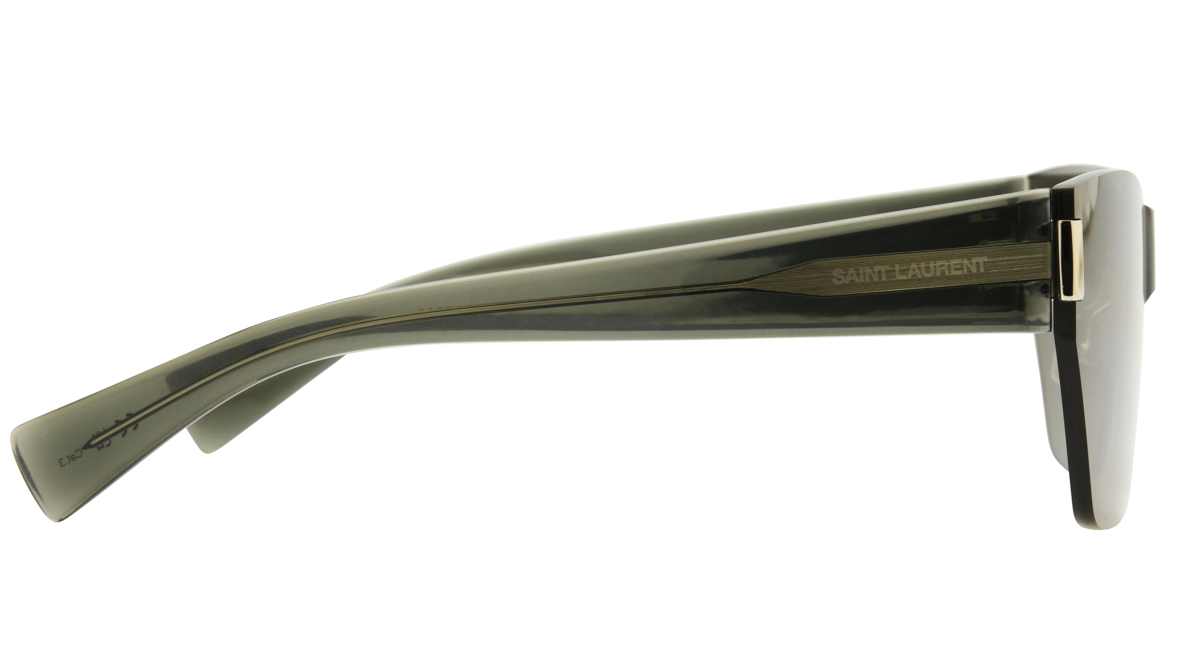 Lunettes de soleil Saint Laurent Femme Gris Papillon sl755 Droite