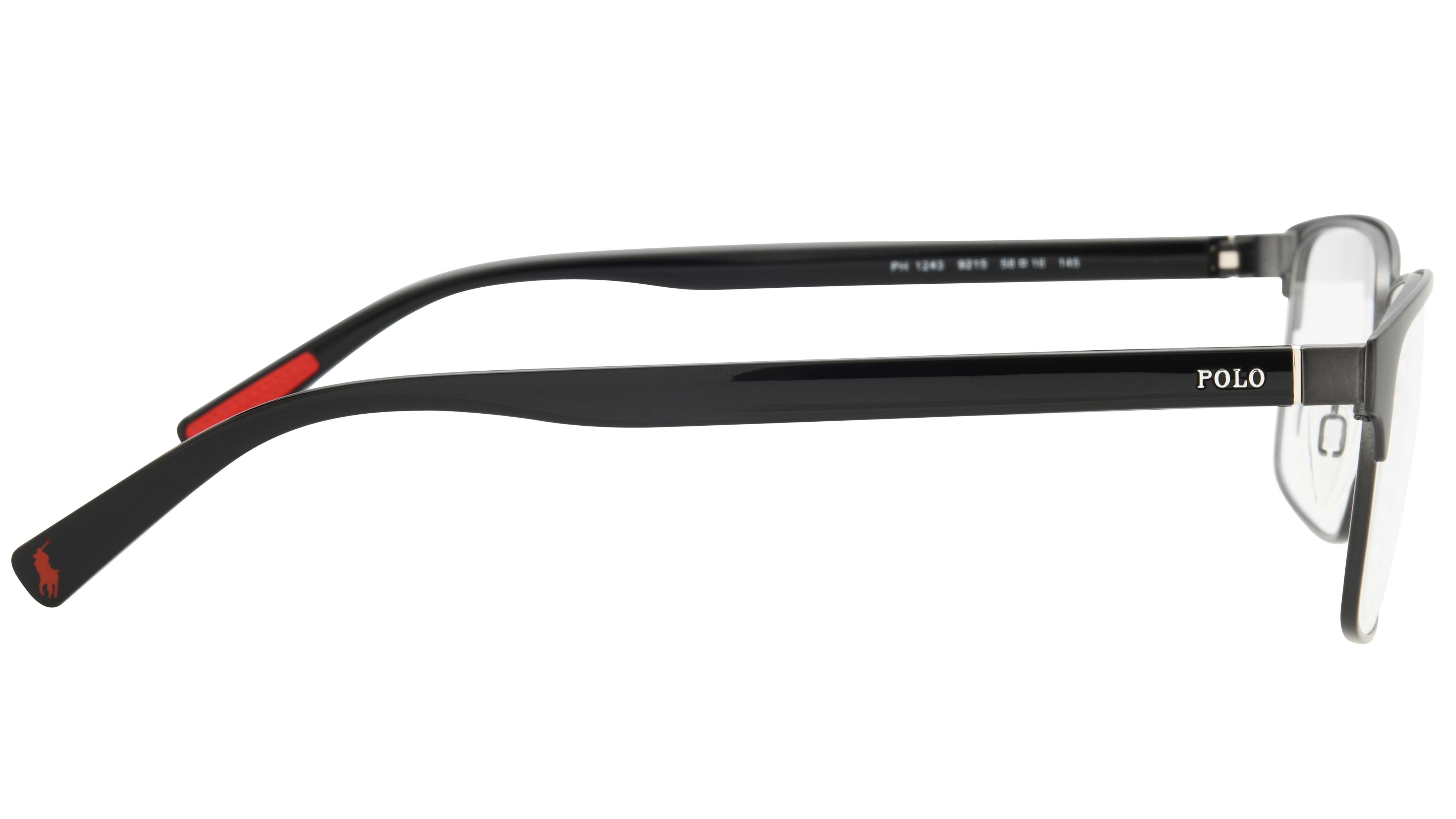 Lunettes de vue Polo Ralph Lauren Homme Gris Rectangle ph1243 Droite