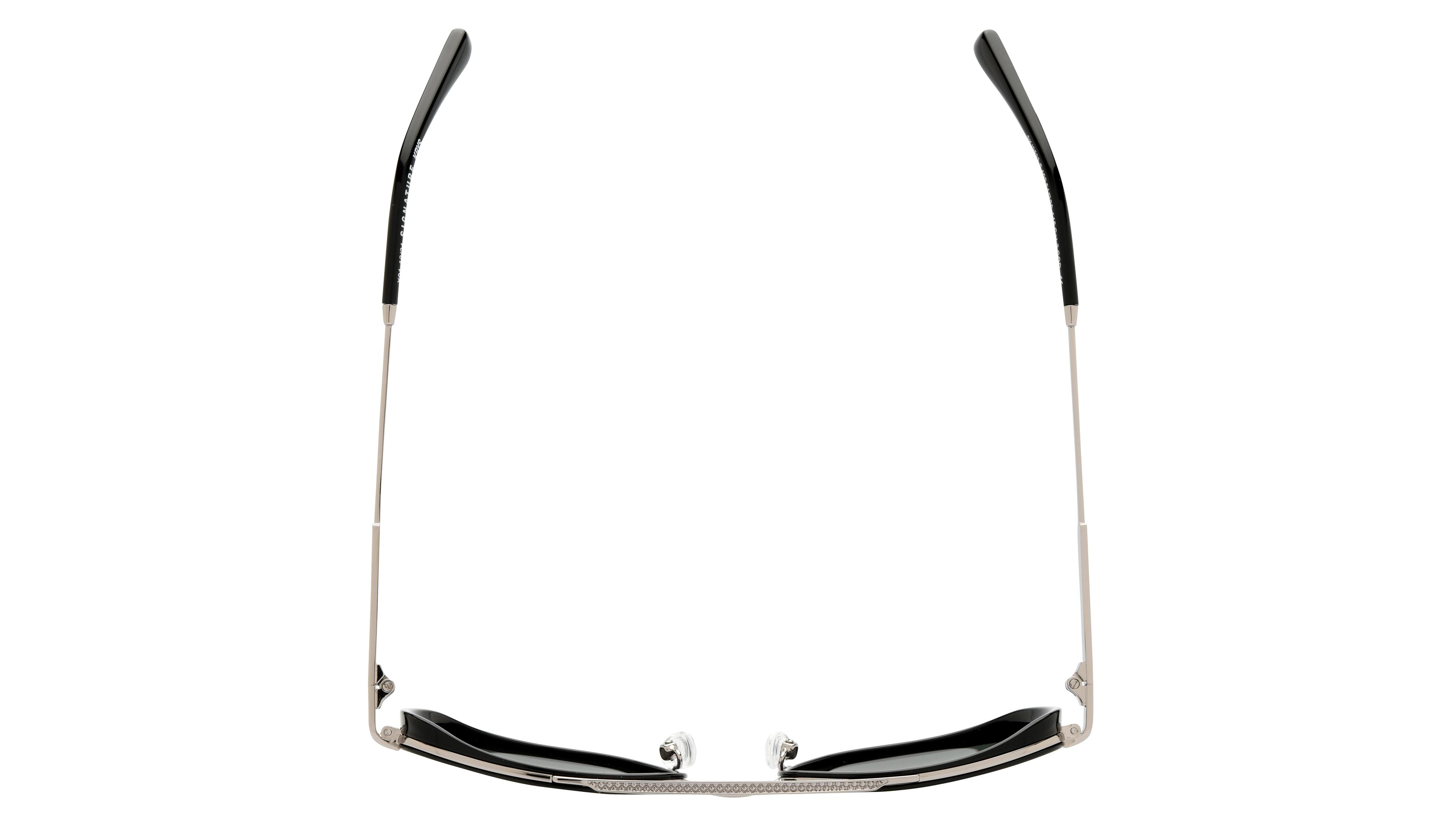Lunettes de soleil Signature Krys Homme Noir Rectangle Skj2533-F Dessus