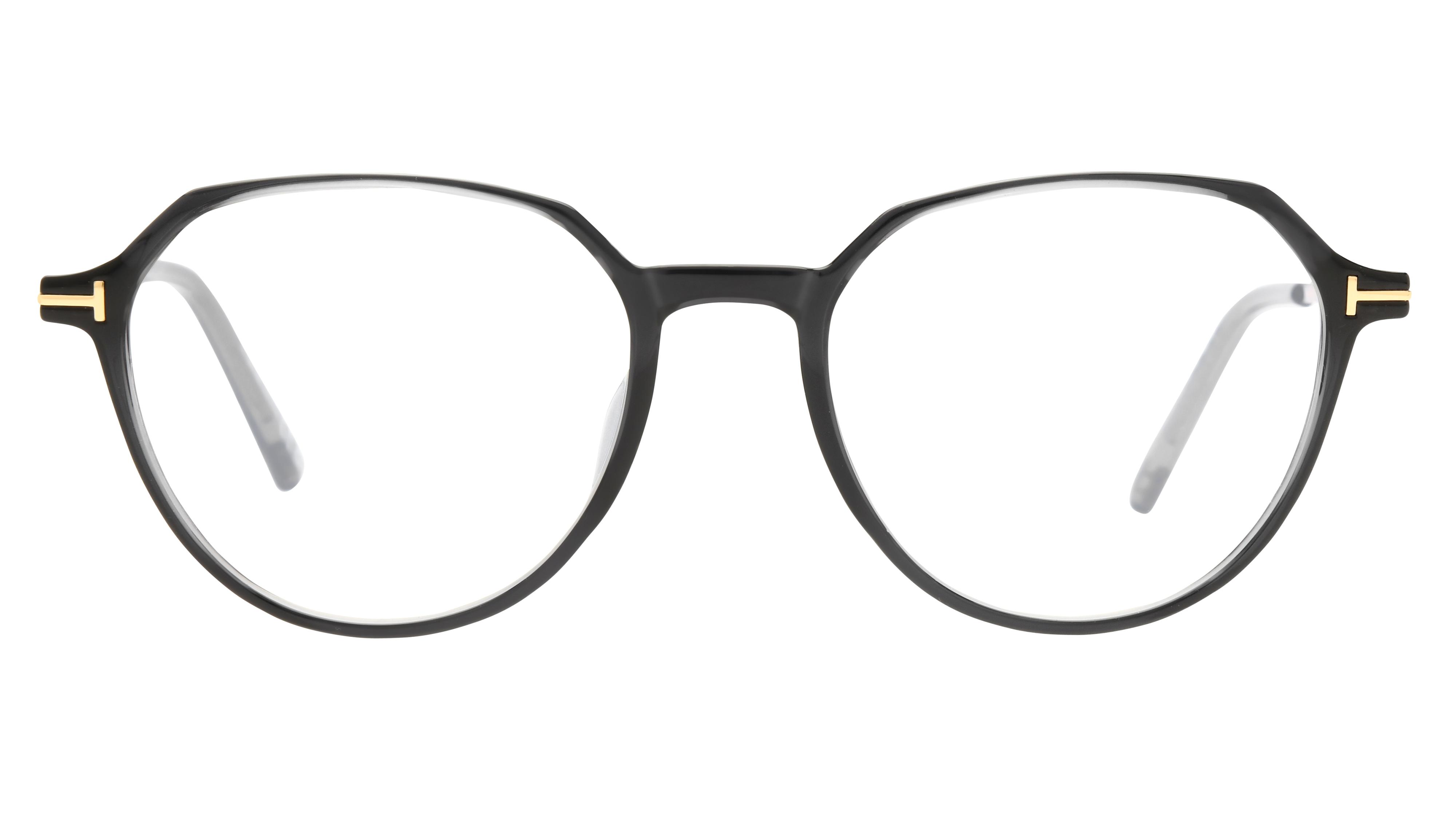 Lunettes de vue Tom Ford Homme Gris Ronde Tf5875-B Face