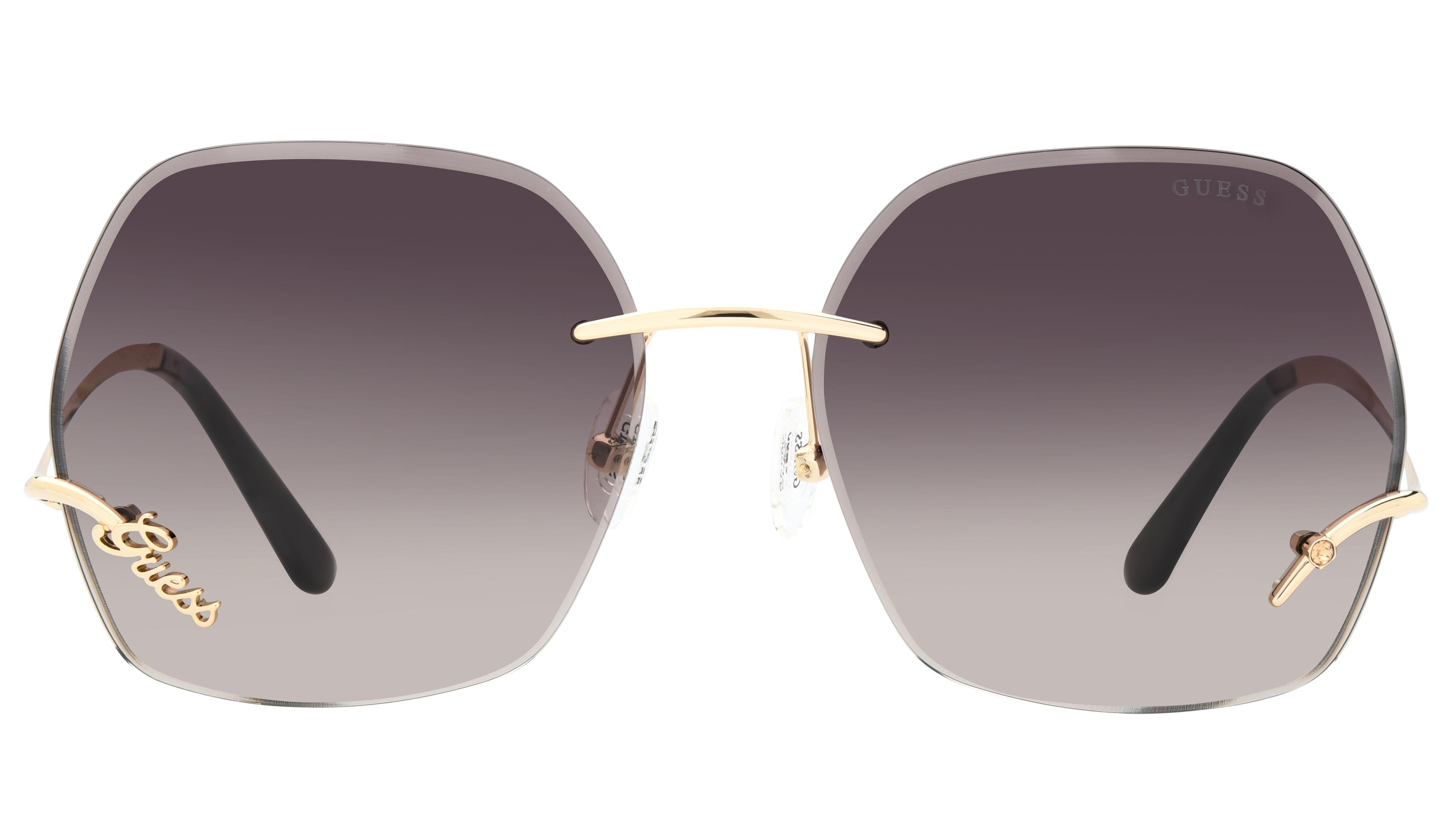 Lunettes de soleil Guess Femme Or Papillon Gu00268 Face