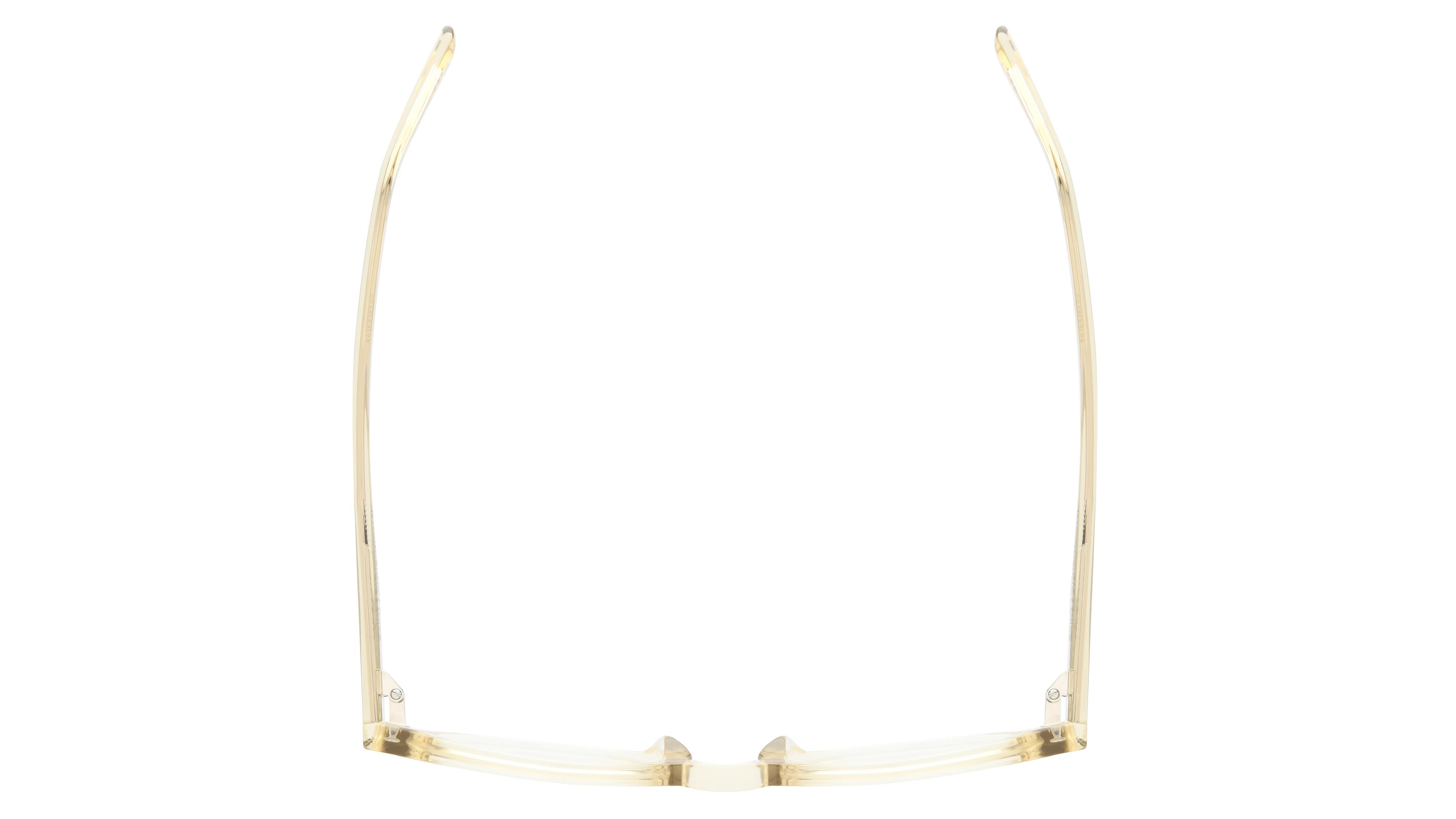 Lunettes de vue Saint Laurent Mixte Jaune Ronde Sl28 Dessus